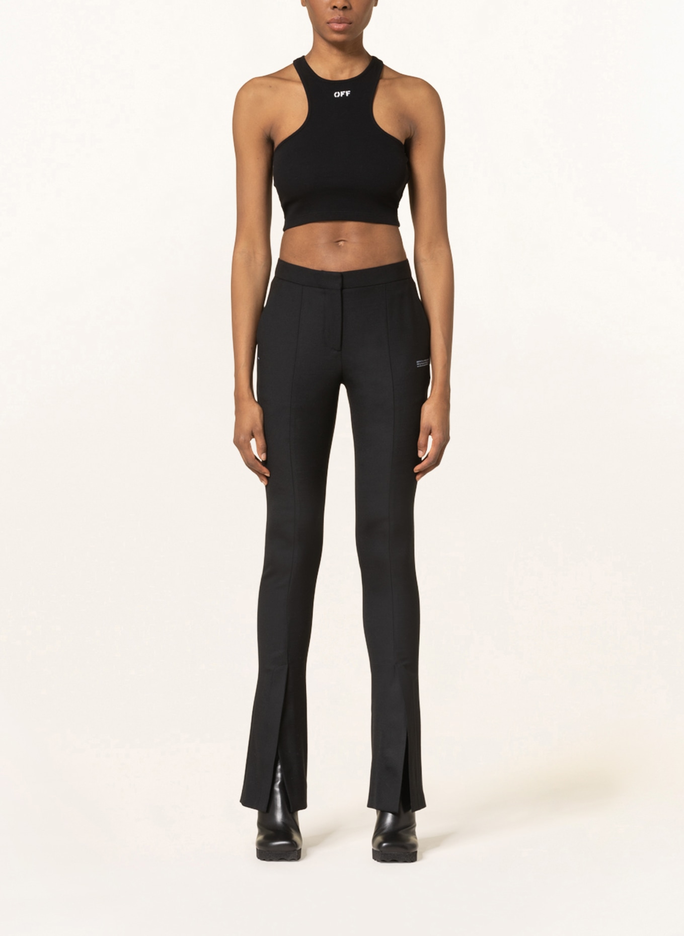 Off-White Cropped top, Color: BLACK (Image 2)
