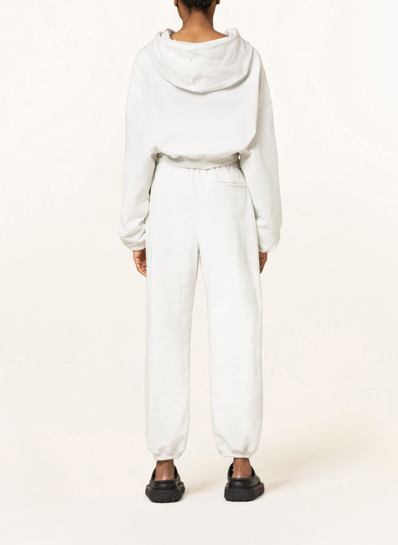 Off-White Cropped hoodie, Color: WHITE (Image 3)