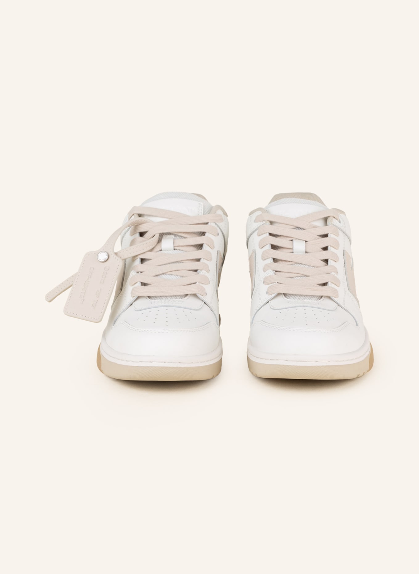Off-White Sneakers OUT OF OFFICE , Color: WHITE/ BEIGE (Image 3)
