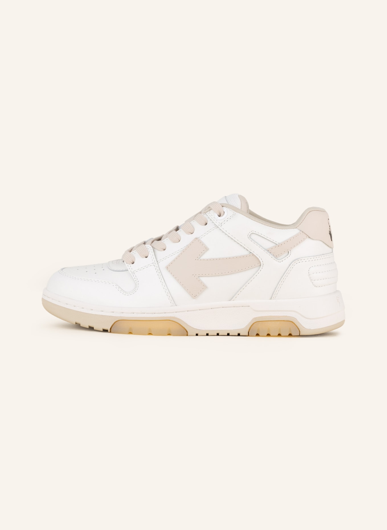 Off-White Sneaker OUT OF OFFICE , Farbe: WEISS/ BEIGE (Bild 4)