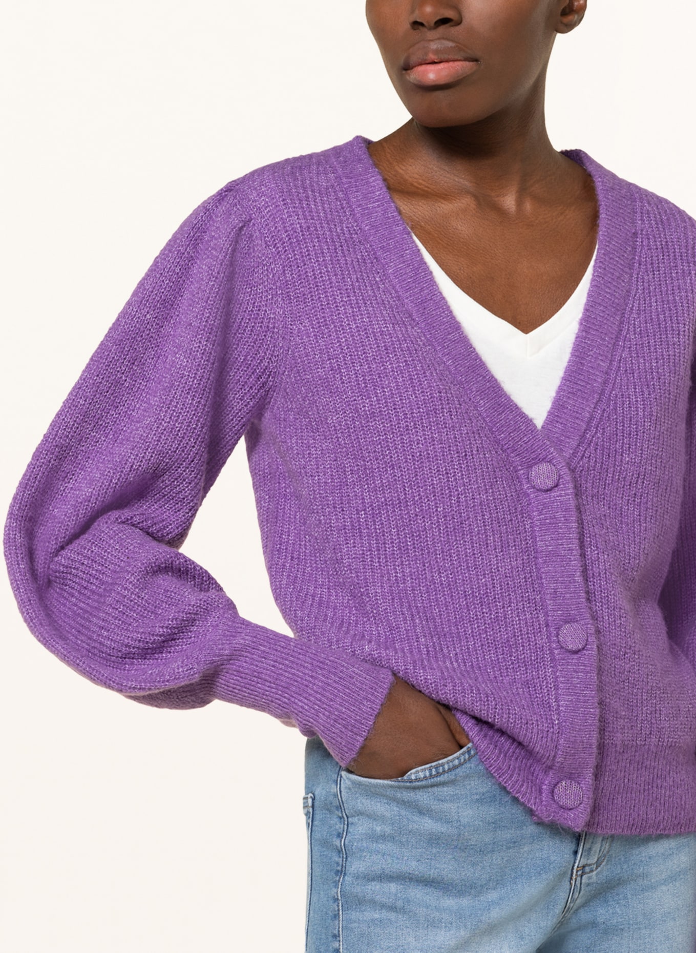 ICHI Cardigan IHDUSTY in purple