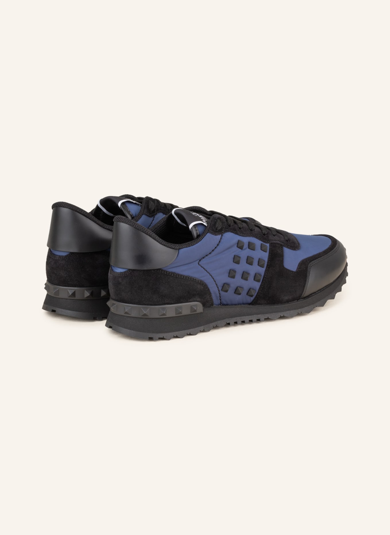VALENTINO GARAVANI Sneakers ROCKSTUD, Color: BLACK/ BLUE (Image 2)