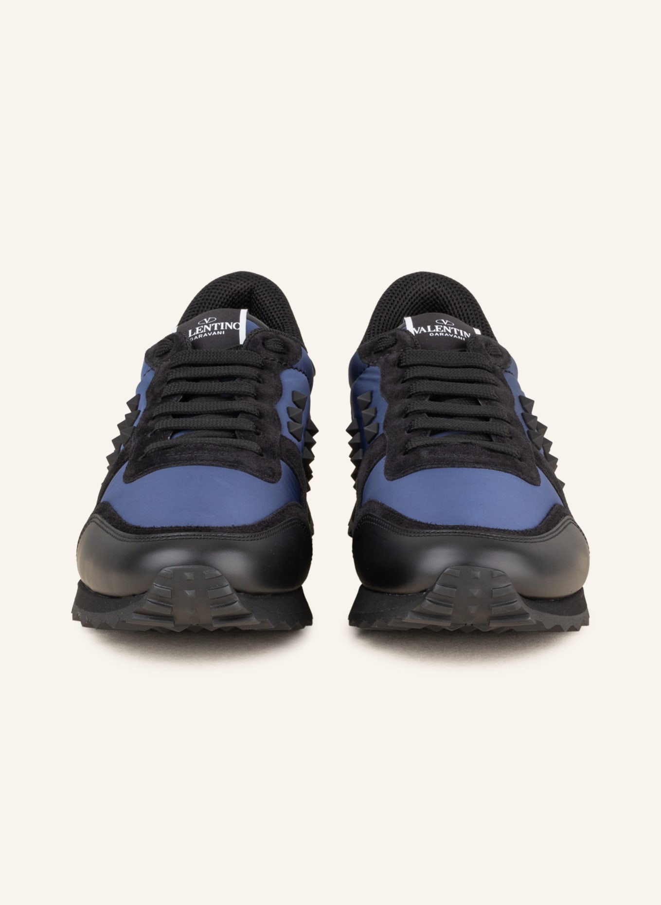 VALENTINO GARAVANI Sneakers ROCKSTUD, Color: BLACK/ BLUE (Image 3)