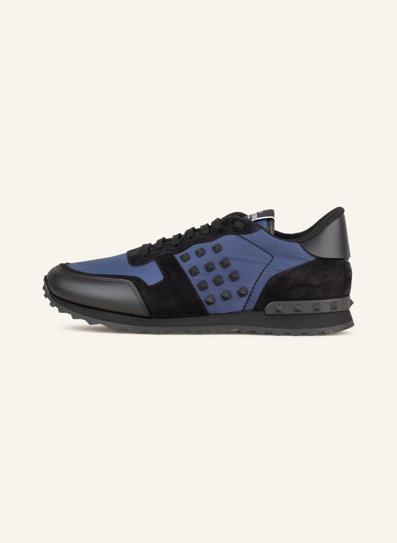 VALENTINO GARAVANI Sneakers ROCKSTUD, Color: BLACK/ BLUE (Image 4)