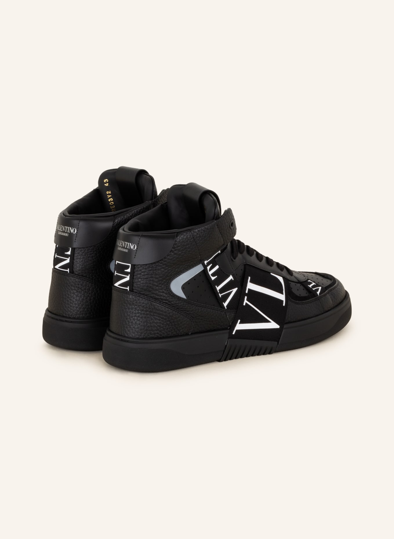 VALENTINO GARAVANI High-top sneakers VL7N, Color: BLACK/ WHITE (Image 2)