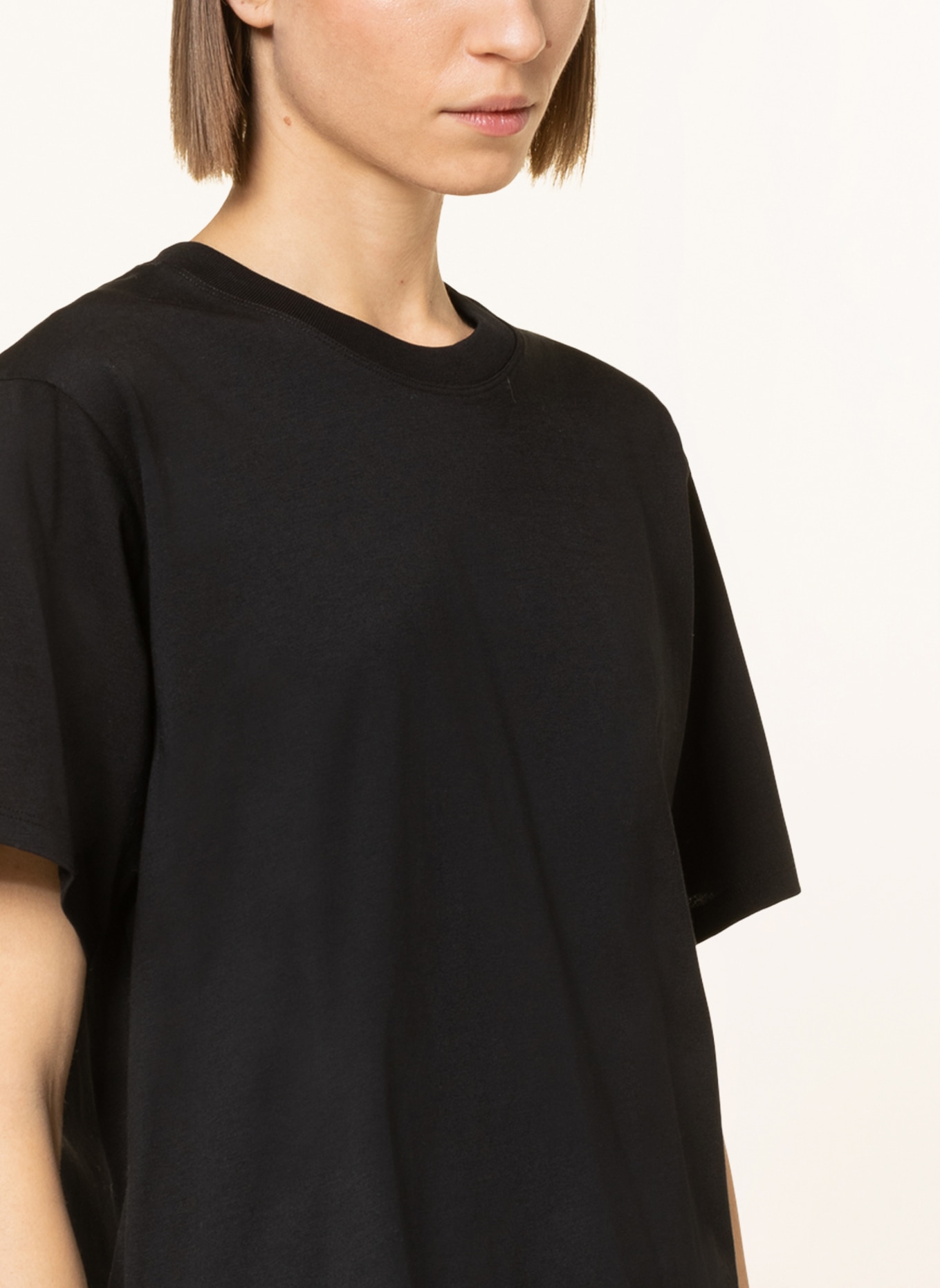 LOULOU STUDIO T-shirt TELANTO, Color: BLACK (Image 4)