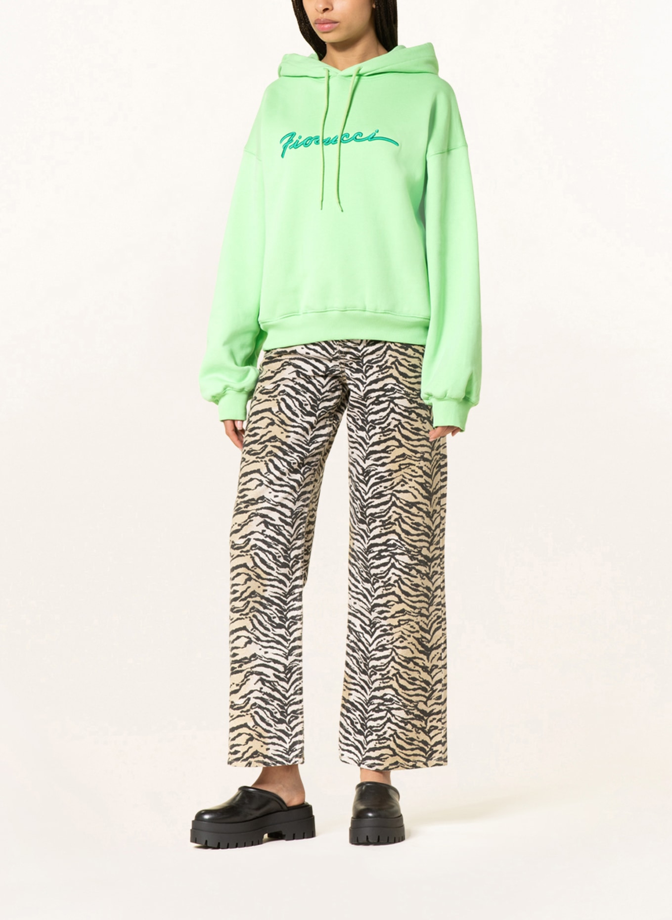 Fiorucci leopard hoodie Sale