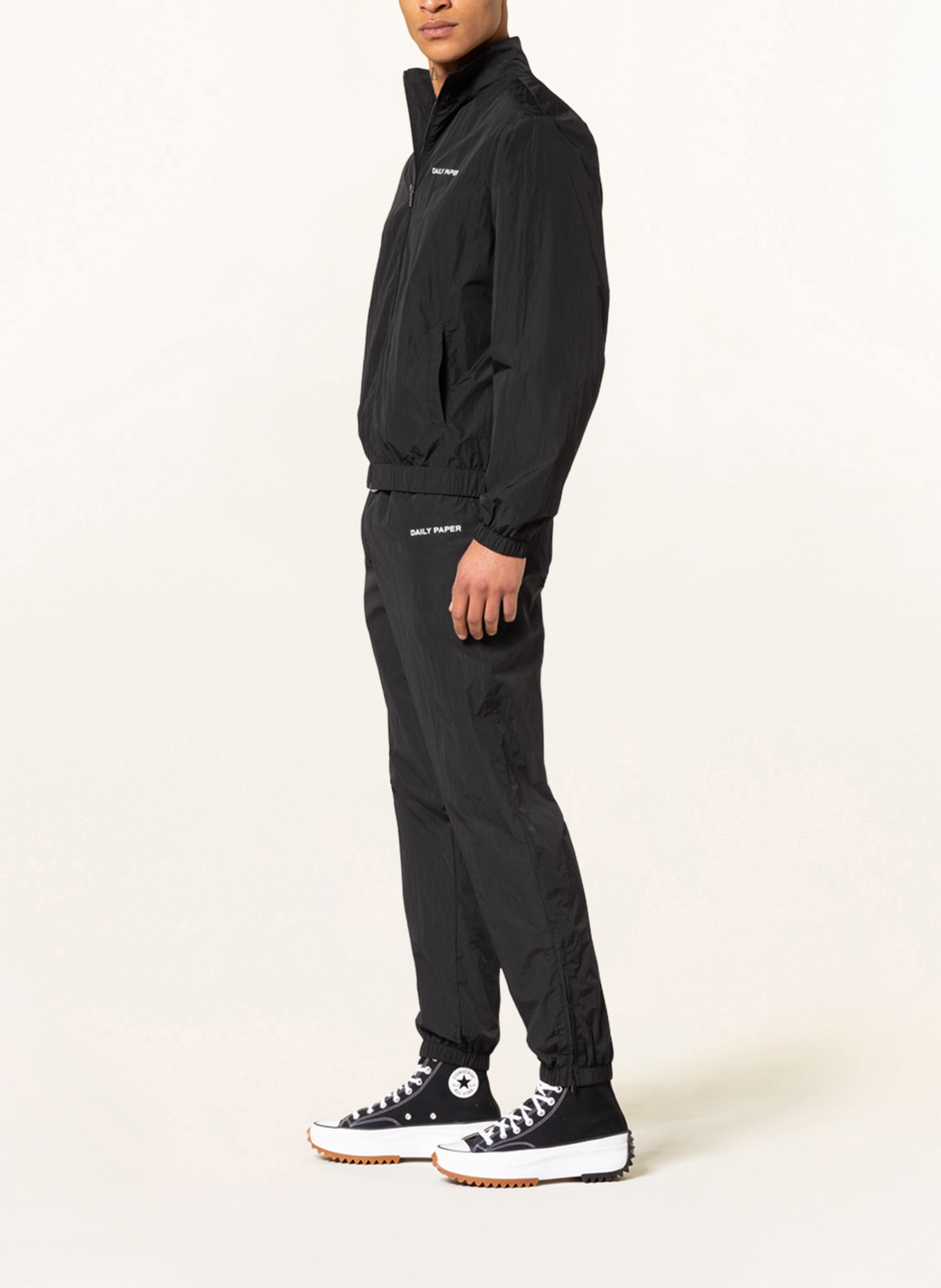 DAILY PAPER Pants EWARD in jogger style, Color: BLACK (Image 4)