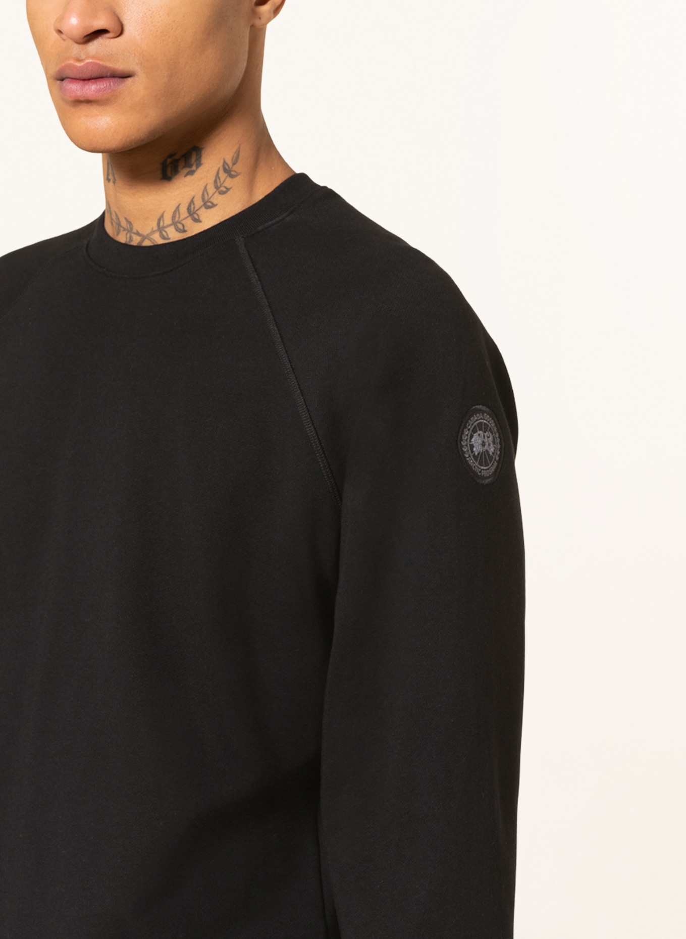 CANADA GOOSE Sweatshirt HURON, Color: BLACK (Image 4)