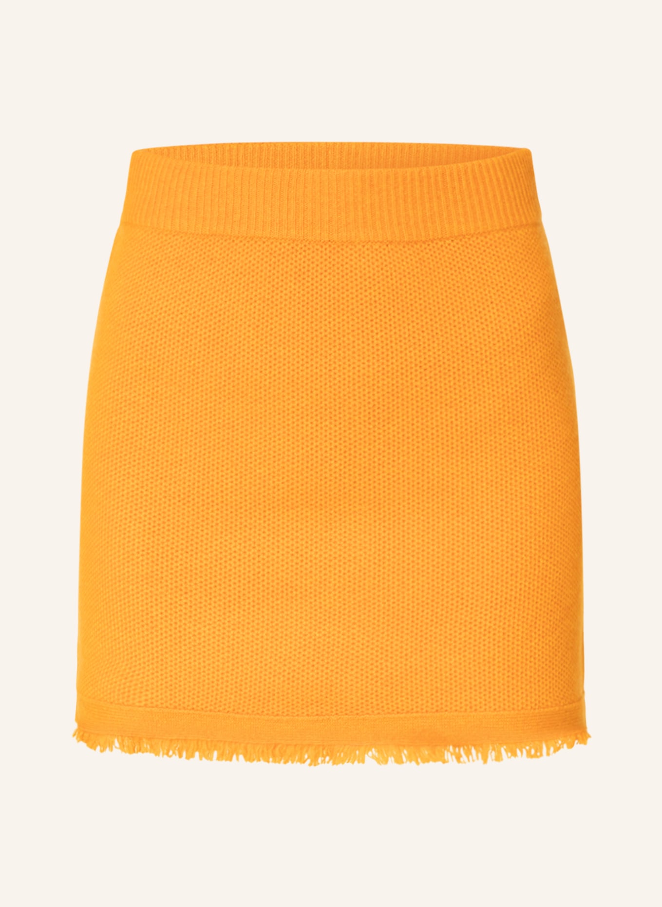 LISA YANG Knit skirt ALDEA in cashmere, Color: ORANGE (Image 1)