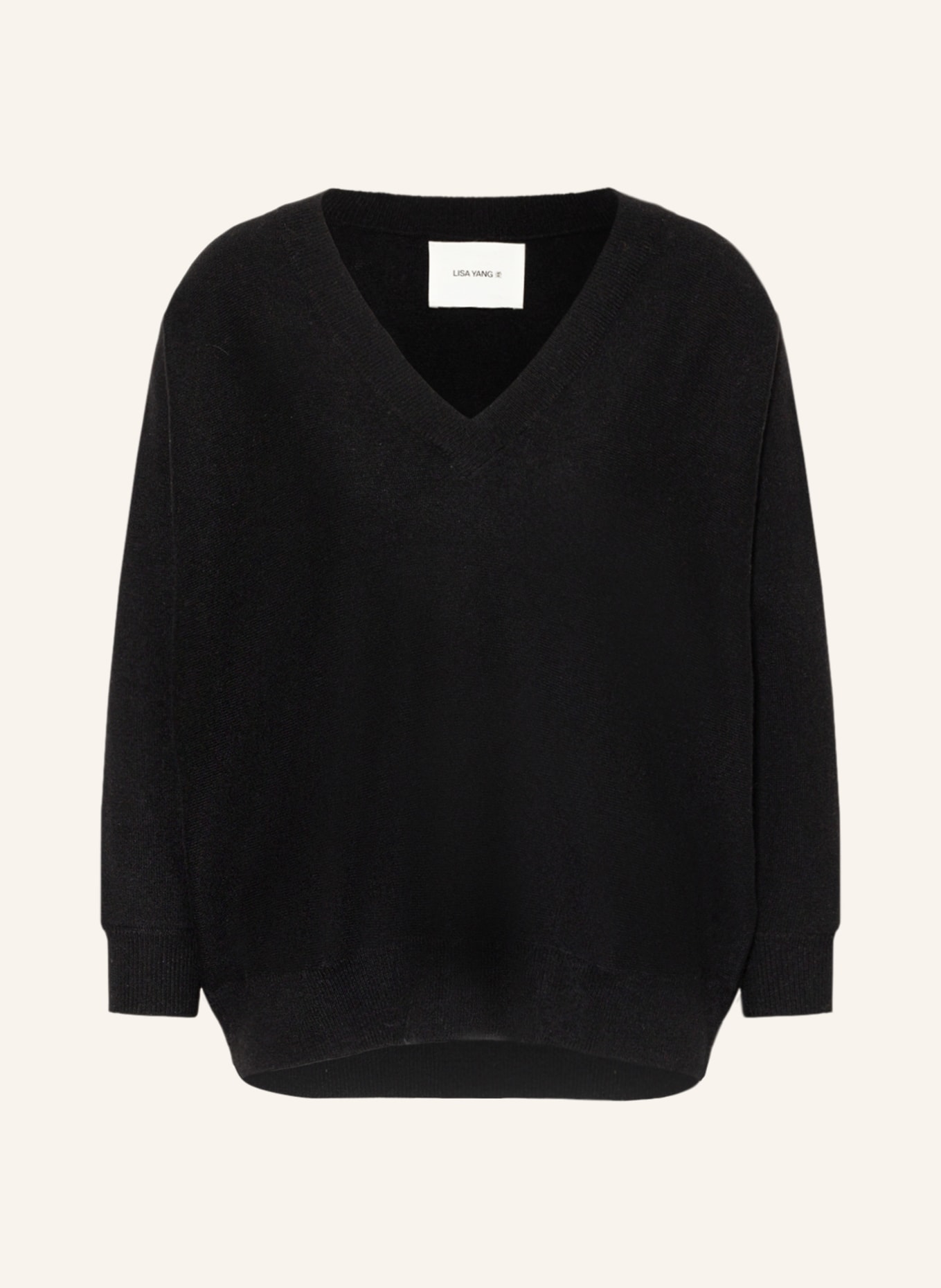 LISA YANG Cashmere sweater KENNY, Color: BLACK (Image 1)