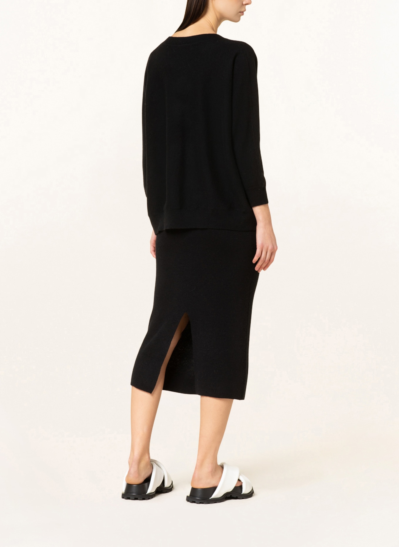 LISA YANG Cashmere sweater KENNY, Color: BLACK (Image 3)