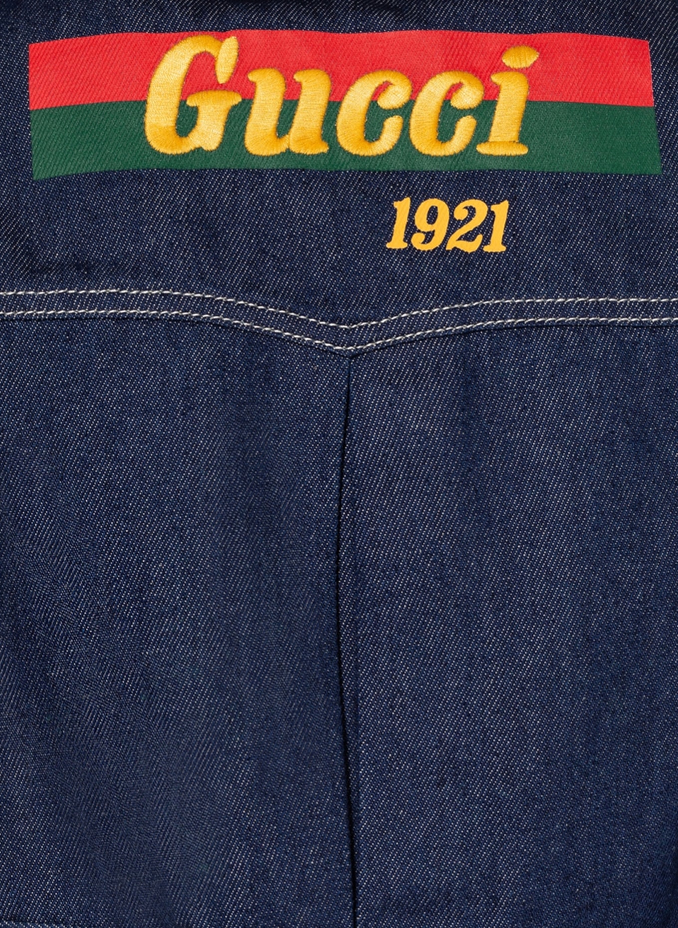 GUCCI Kurtka jeansowa, Kolor: GRANATOWY (Obrazek 3)