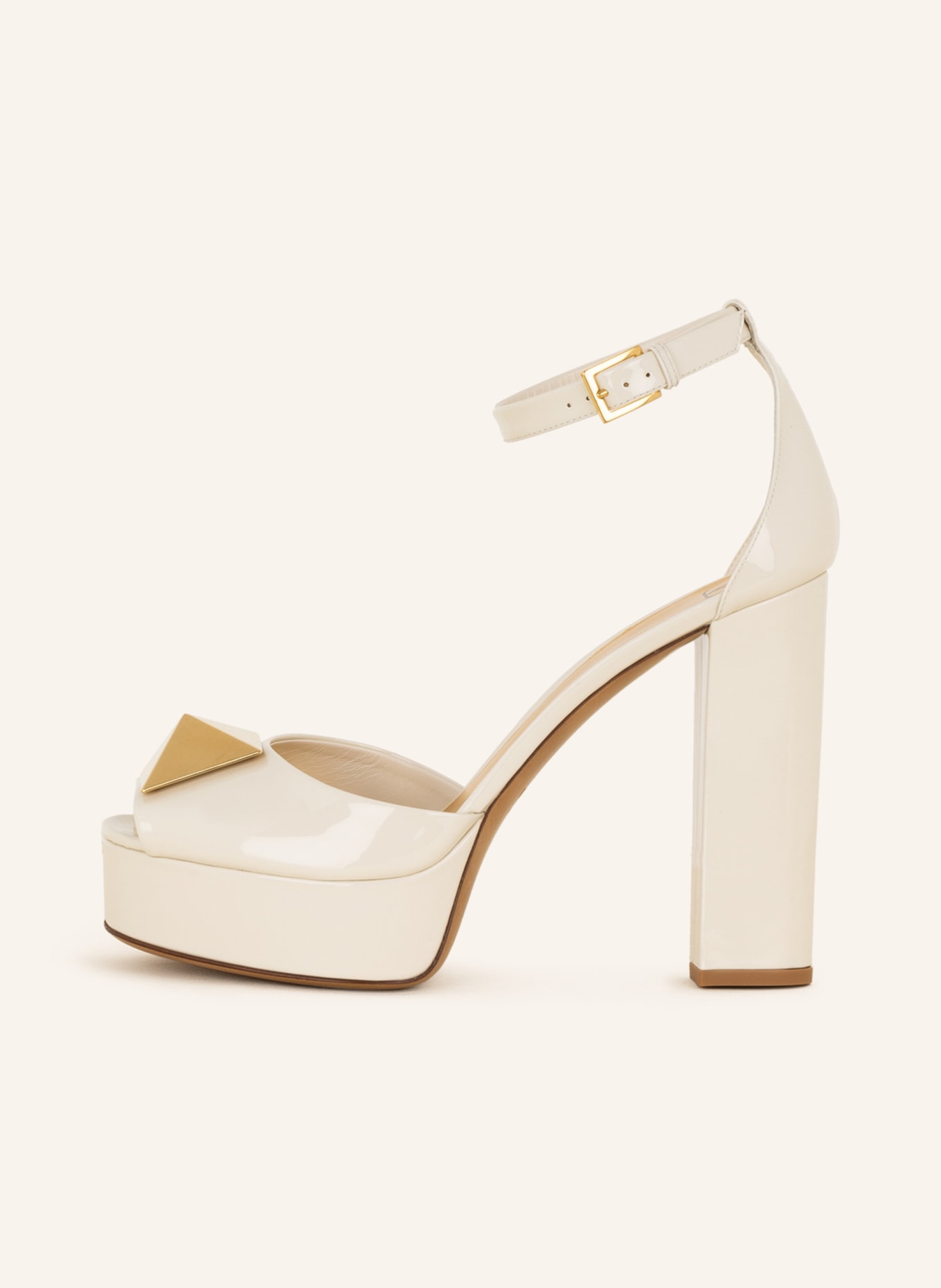 Valentino open cheap toe shoes