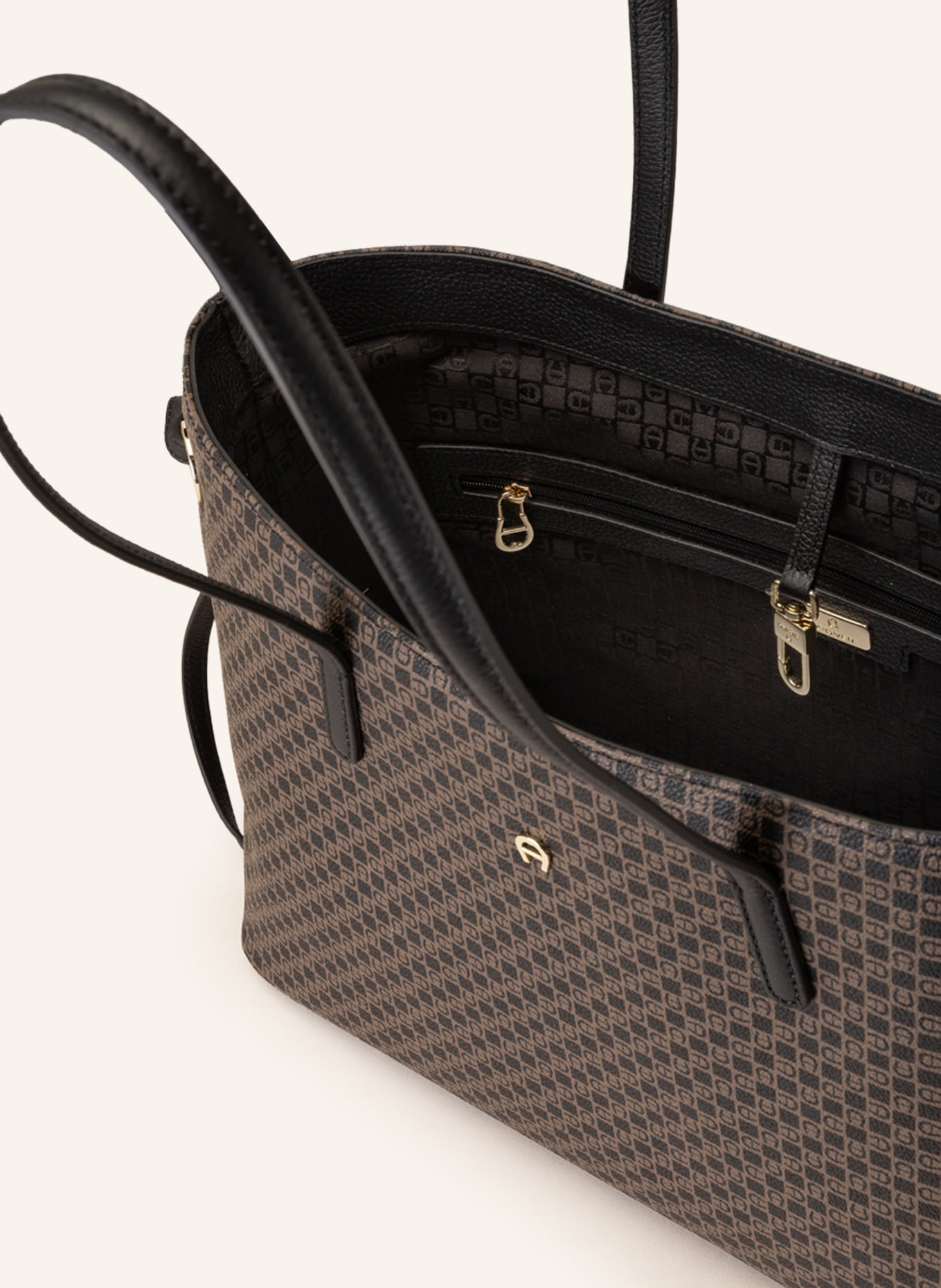 AIGNER Shopper DADINO: DUNKELBRAUN / BRAUN