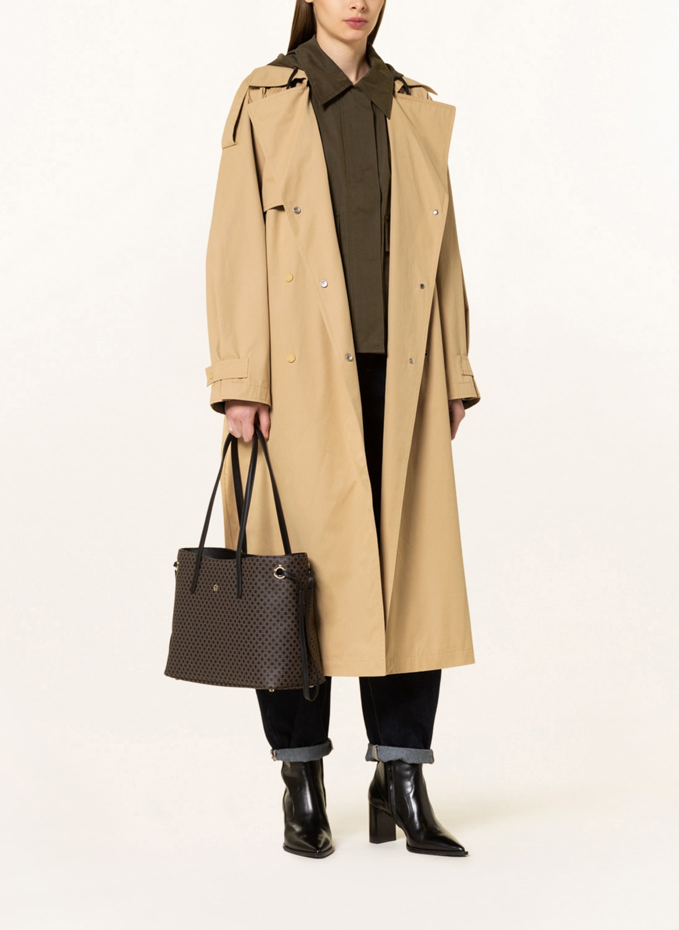 AIGNER Shopper DADINO: DUNKELBRAUN / BRAUN