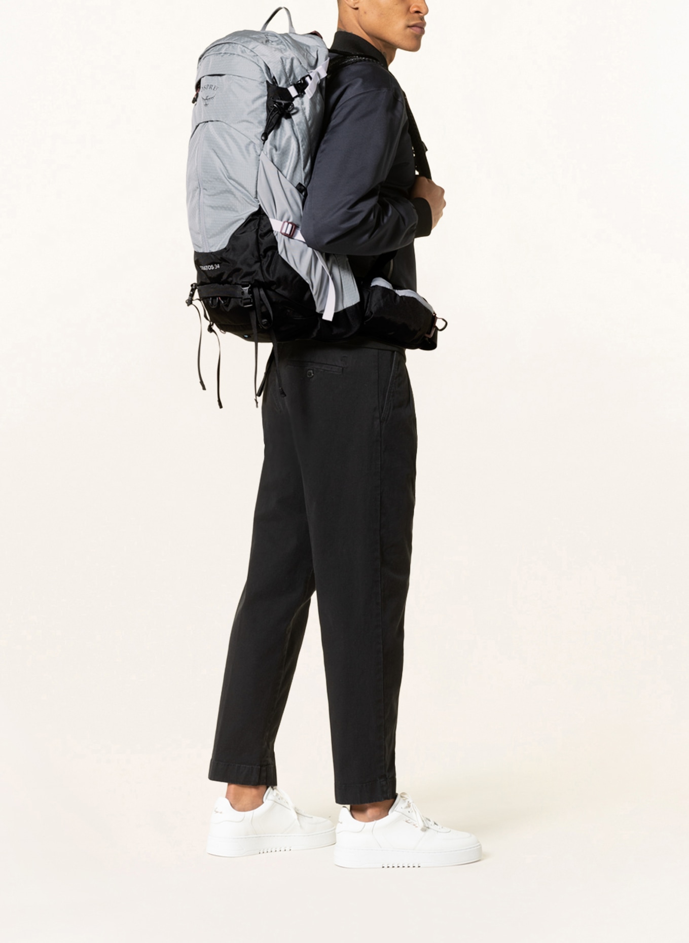 OSPREY Backpack STRATOS 34 l, Color: BLACK/ GRAY (Image 4)