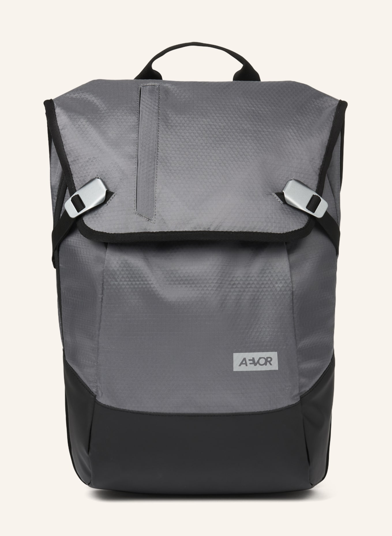 AEVOR Backpack DAYPACK PROOF 18 l with laptop compartment, Color: GRAY/ BLACK (Image 1)
