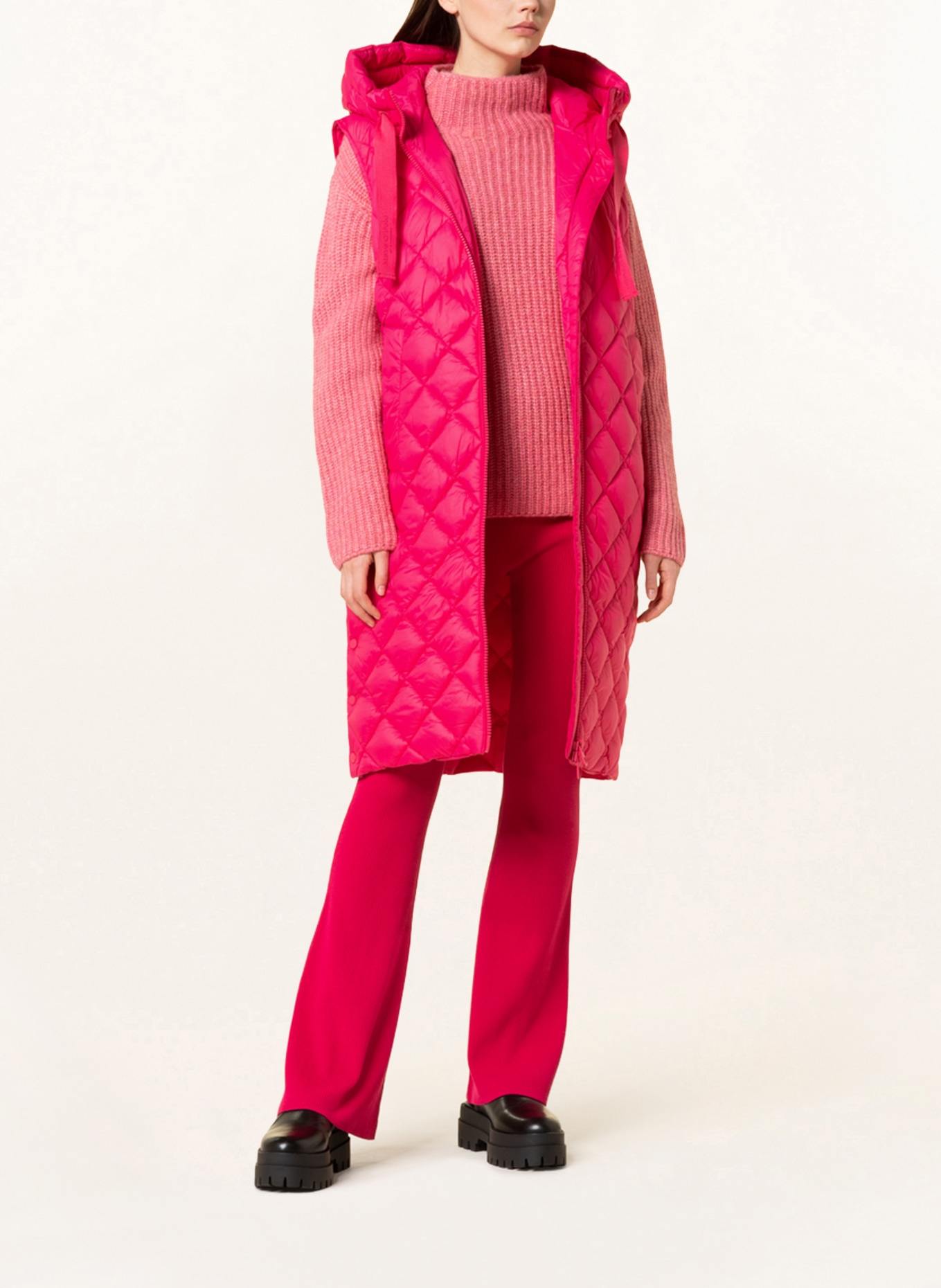 Marc O'Polo Quilted vest, Color: PINK (Image 2)