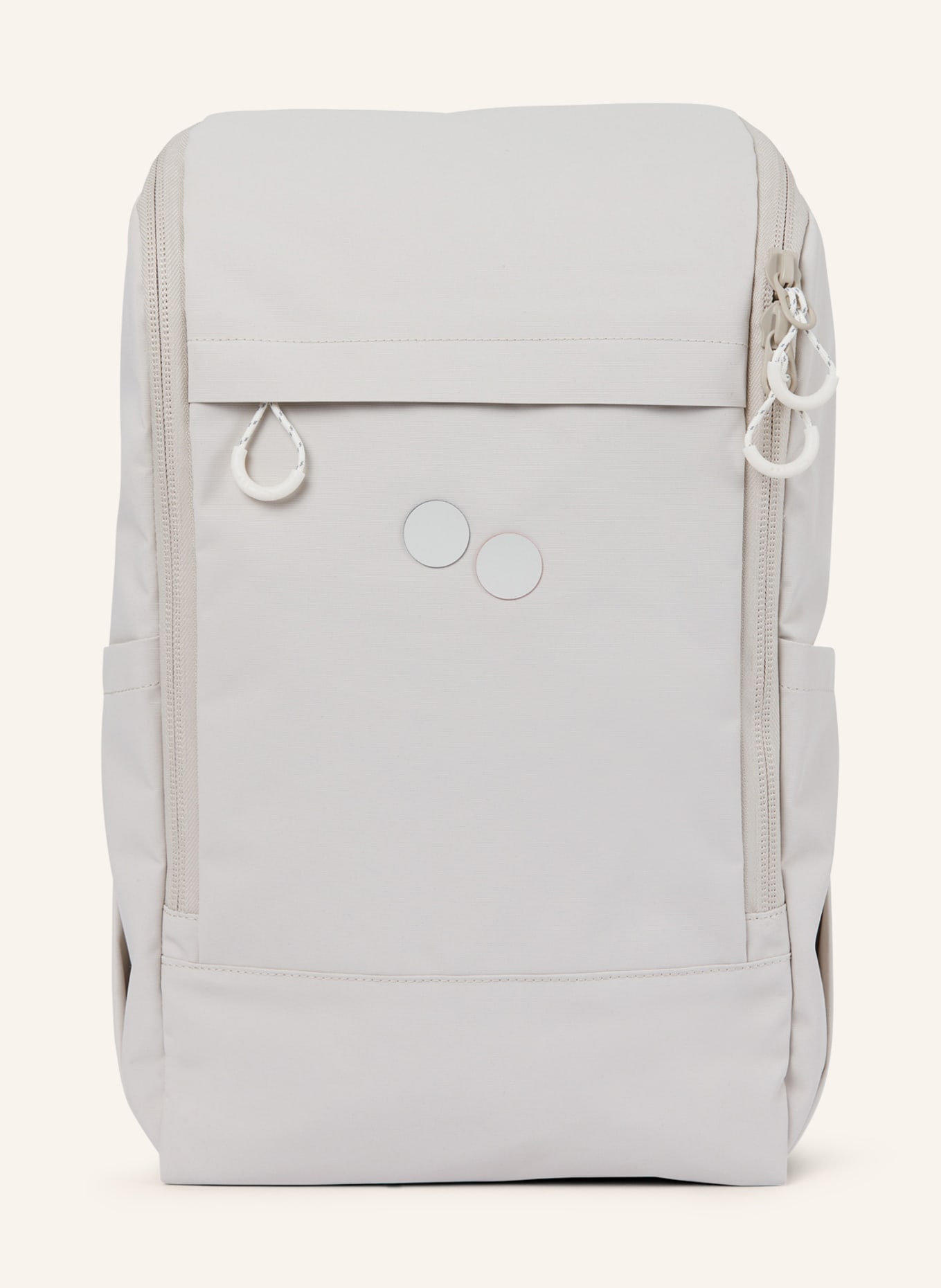 pinqponq Backpack PURIK with laptop compartment 21 l, Color: CREAM (Image 1)
