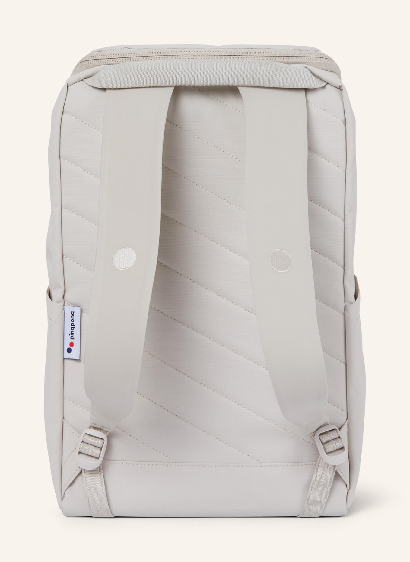 pinqponq Backpack PURIK with laptop compartment 21 l, Color: CREAM (Image 2)