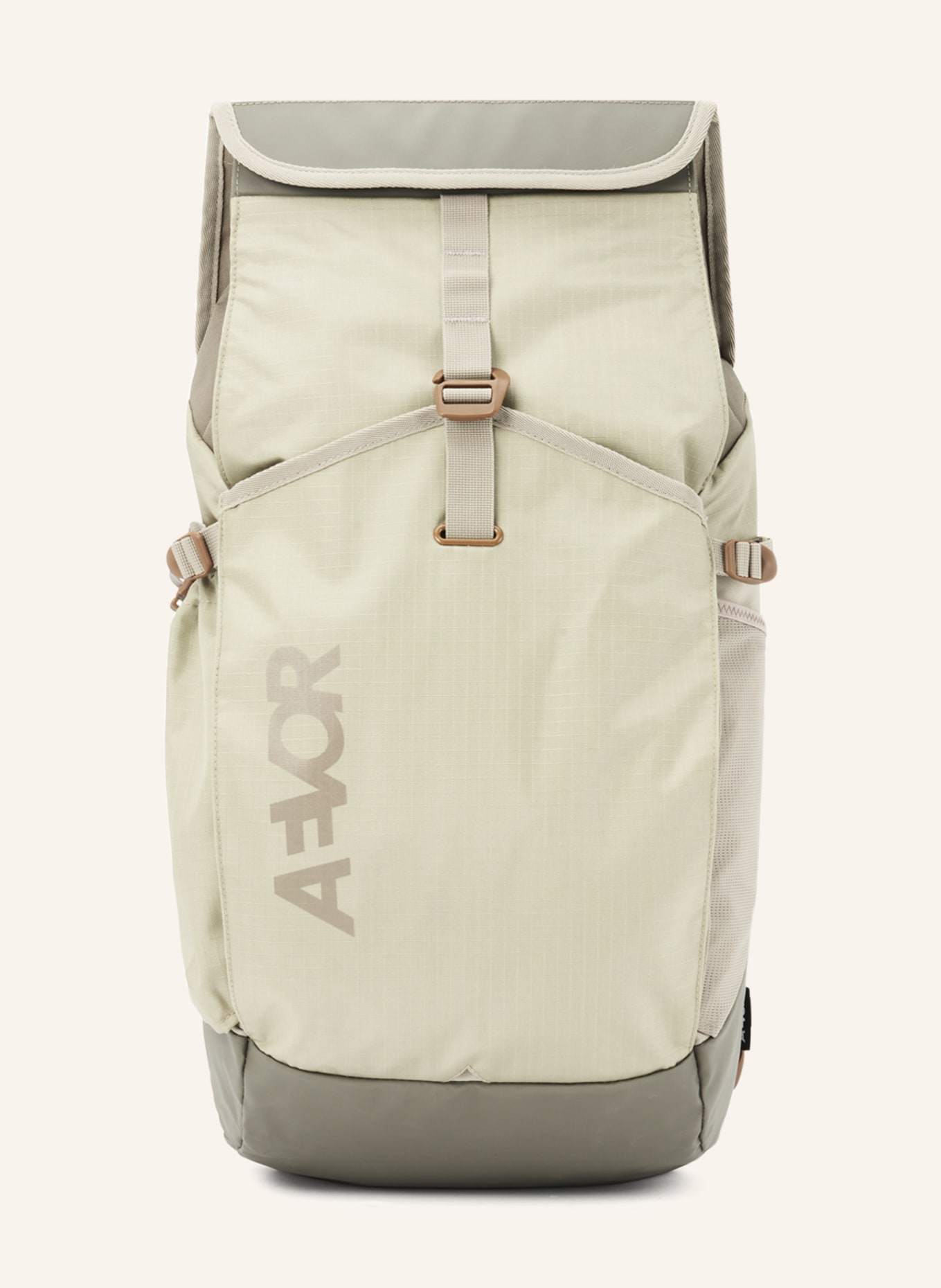 AEVOR Backpack ROLL PACK 20 l with laptop compartment, Color: KHAKI (Image 3)
