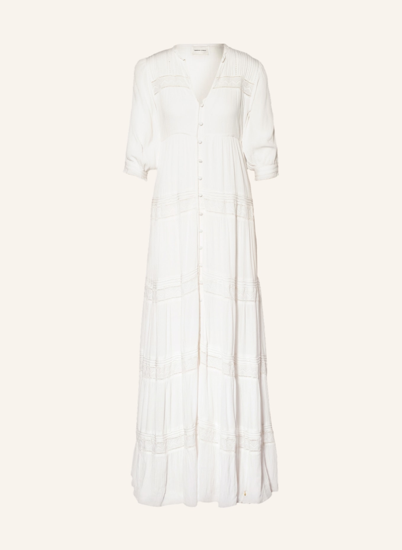 FABIENNE CHAPOT Dress KIRA with 3/4 sleeves, Color: WHITE (Image 1)