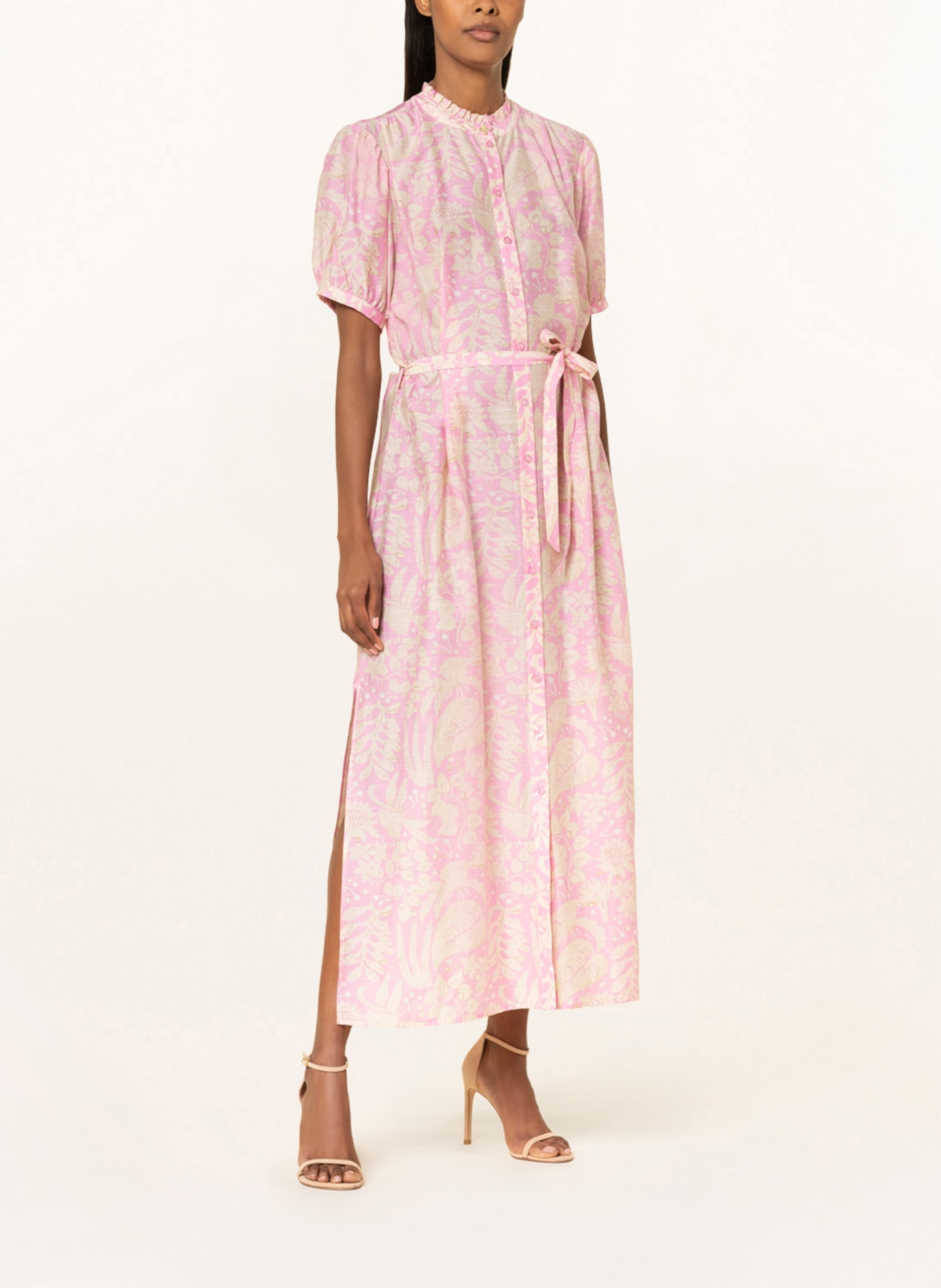 FABIENNE CHAPOT Dress GIRLFRIEND, Color: CREAM/ PINK (Image 2)