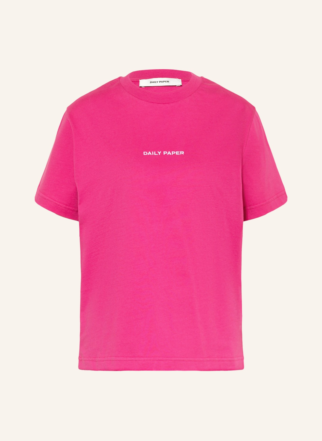 DAILY PAPER T-shirt ESY, Kolor: MOCNORÓŻOWY (Obrazek 1)