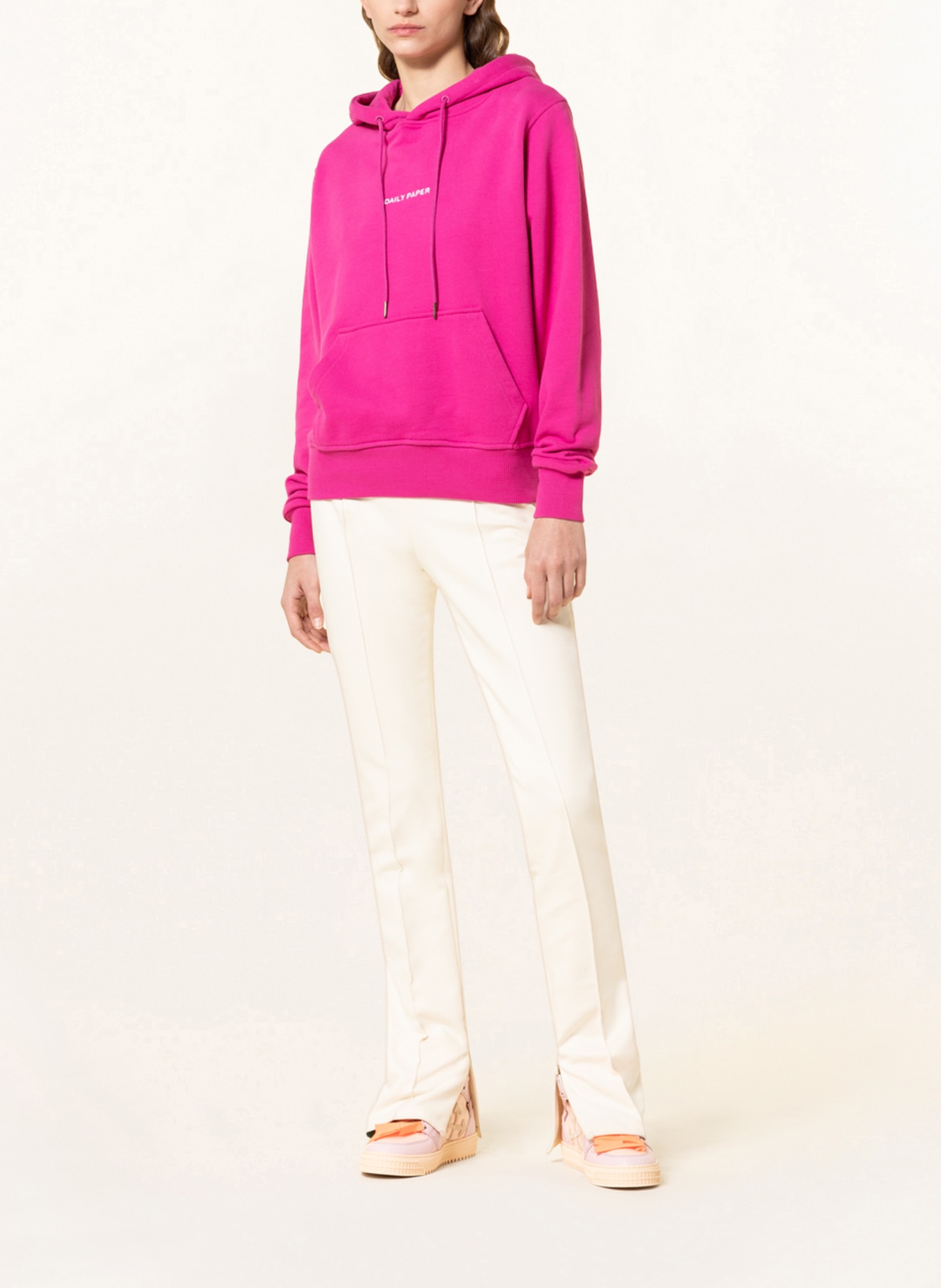 Daily paper deals hoodie pink