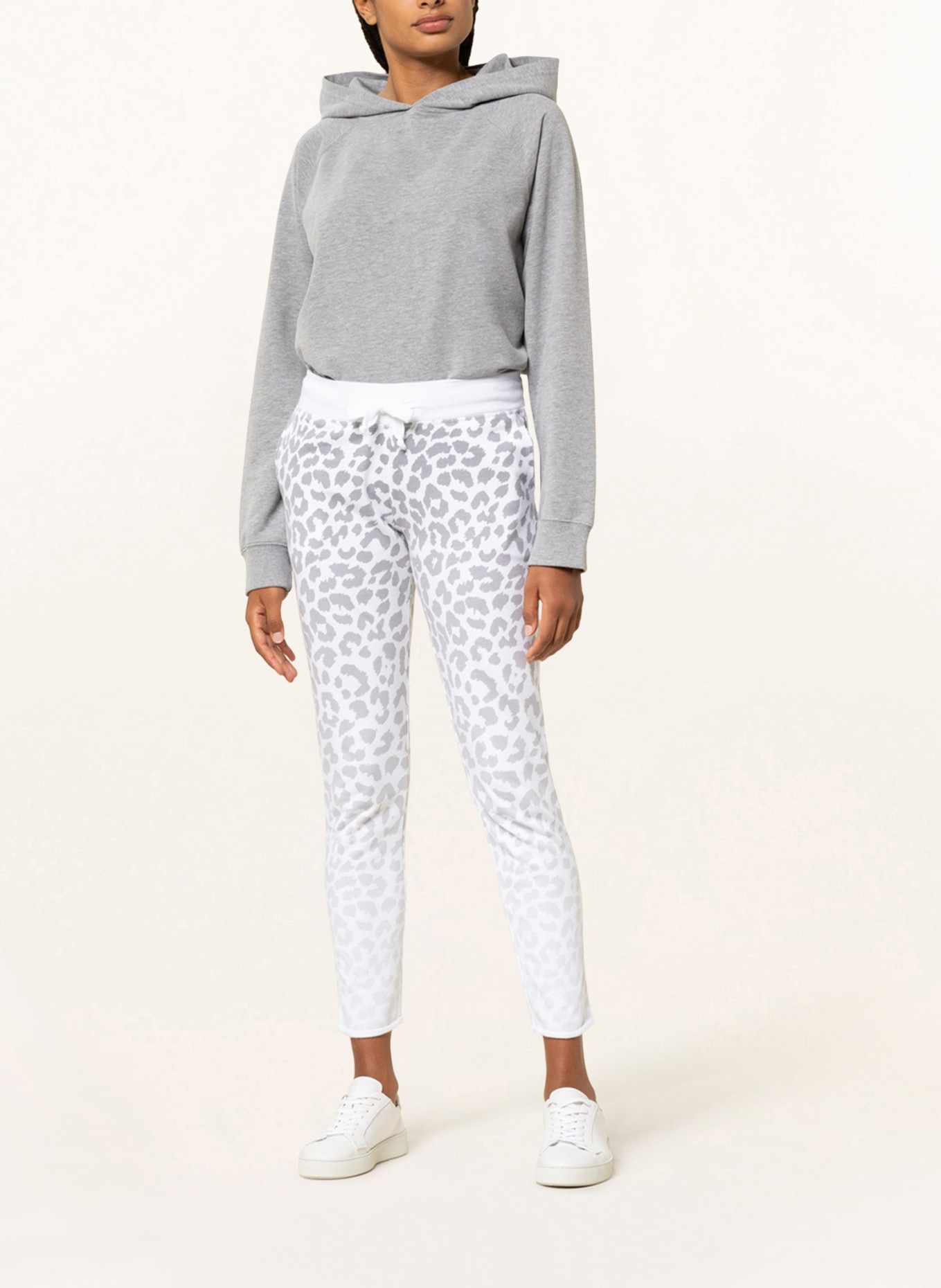 Juvia Sweatpants, Color: WHITE/ GRAY/ LIGHT GRAY (Image 2)