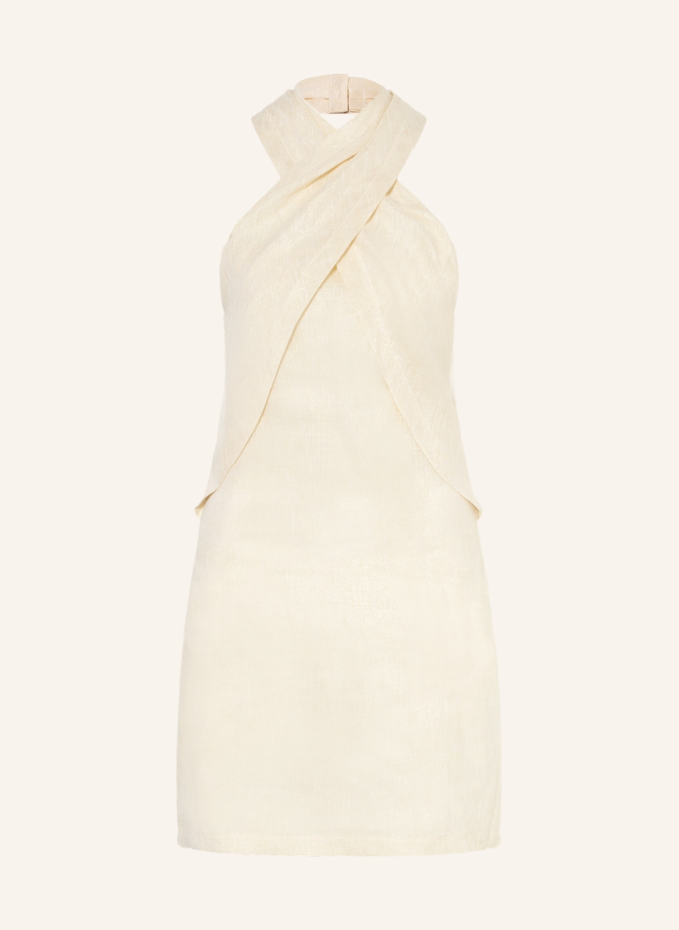 MIRYAM Linen dress with glitter thread, Color: GOLD (Image 1)