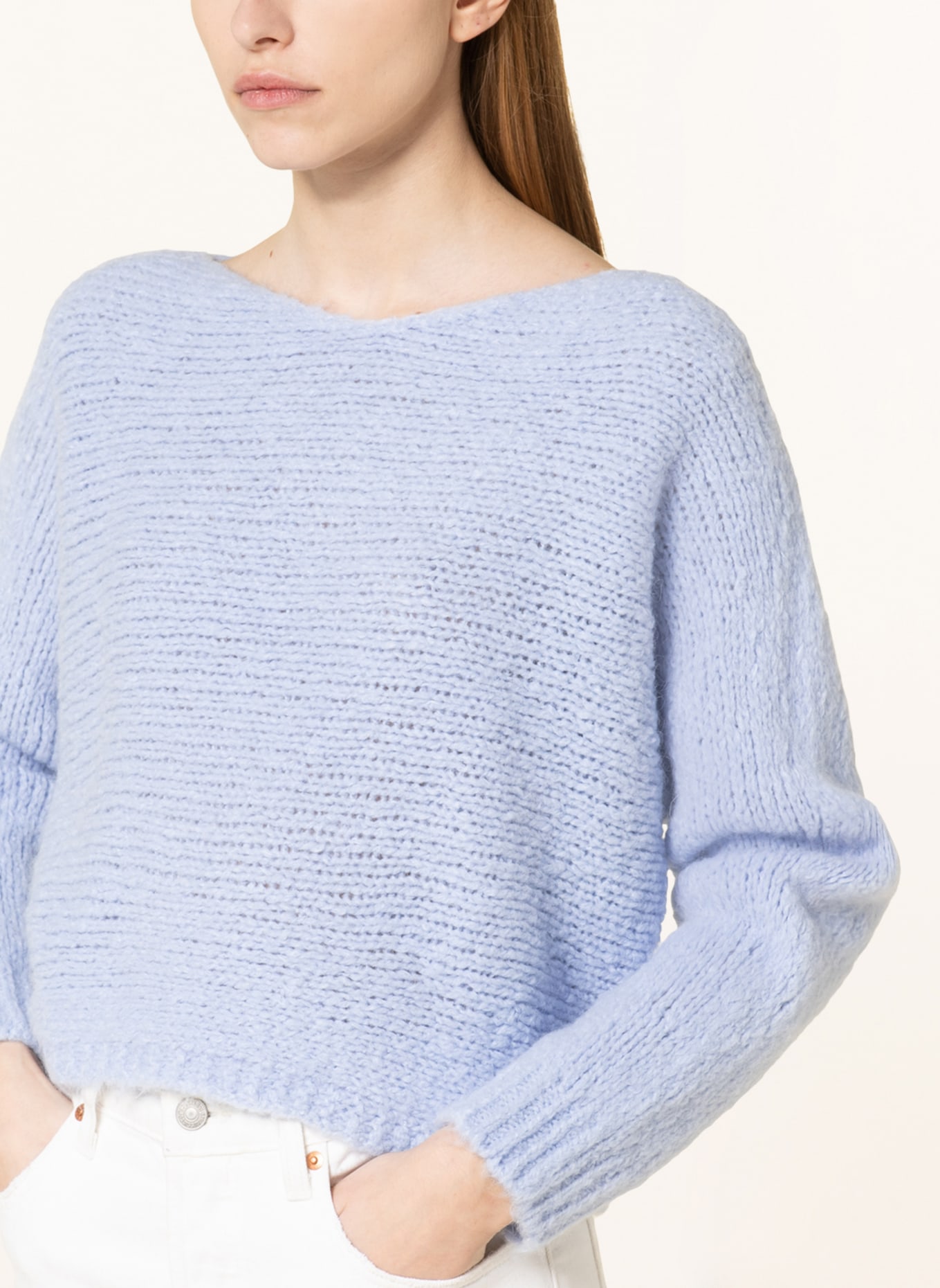 oui Sweater, Color: LIGHT BLUE (Image 4)