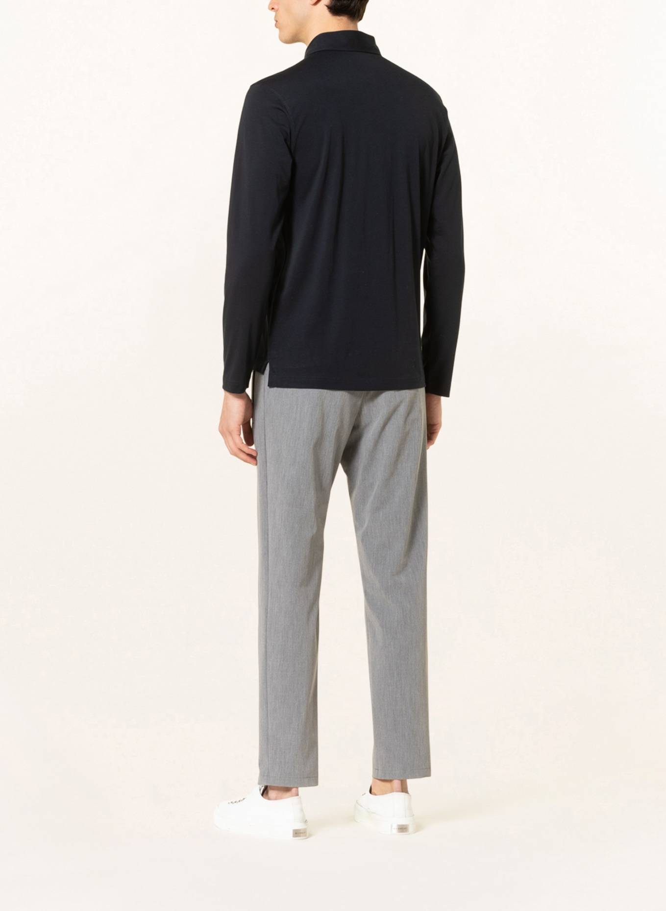 Stefan Brandt Jersey polo shirt LUIS: DARK BLUE