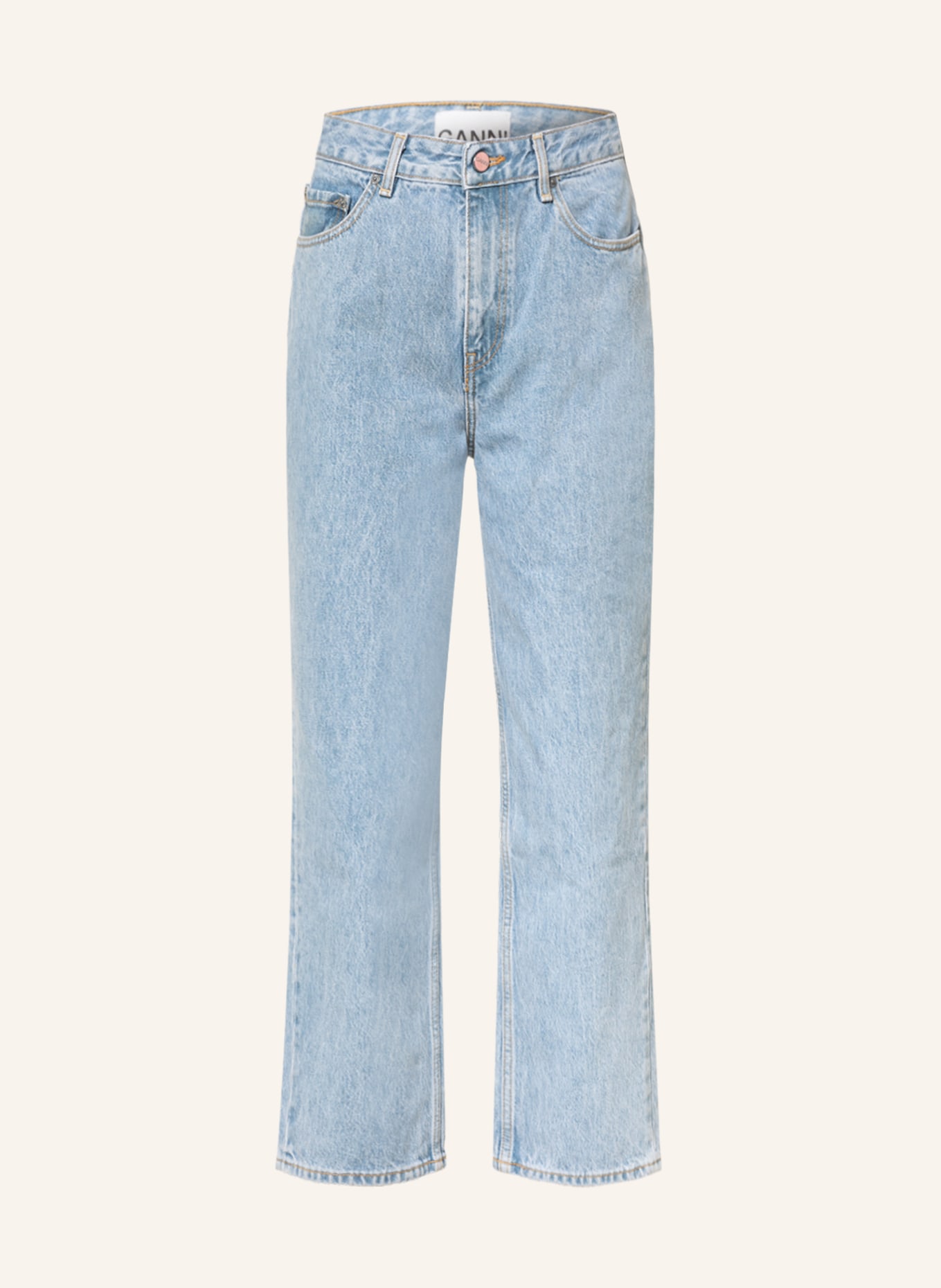 GANNI Straight jeans MISY , Color: 564 LIGHT BLUE STONE (Image 1)