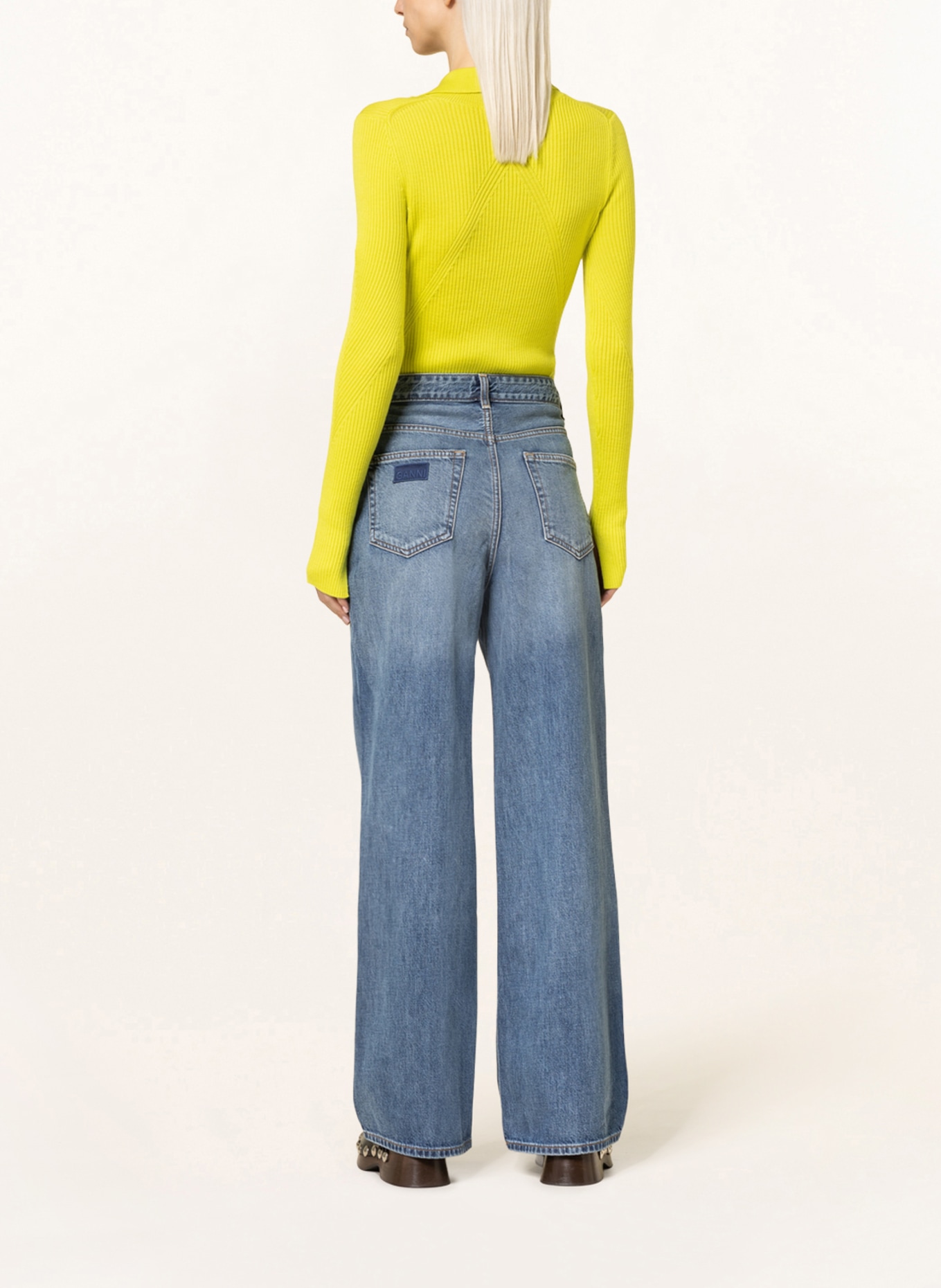 GANNI Straight jeans MAGNY , Color: 567 
MID BLUE VINTAGE (Image 3)