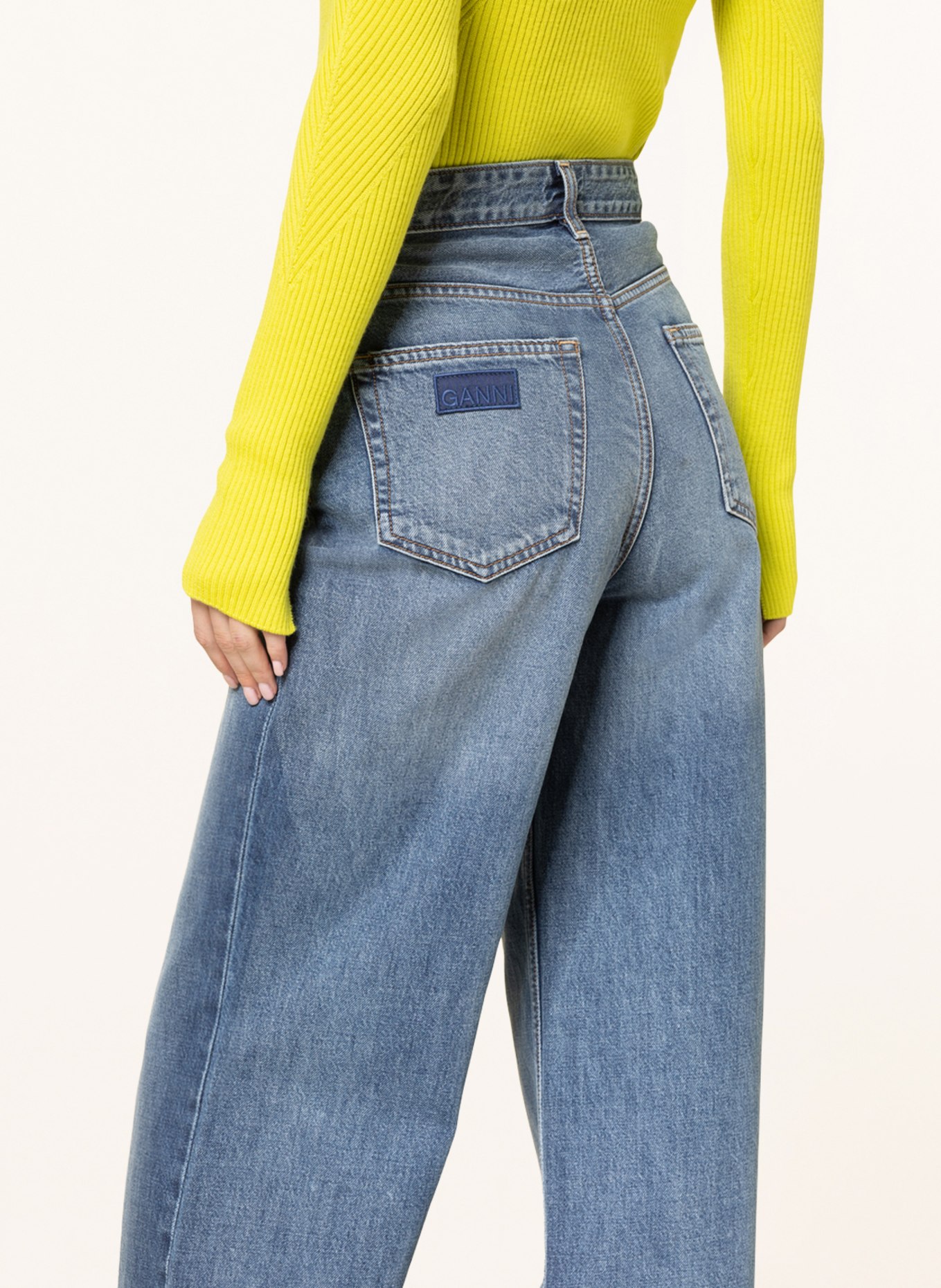 GANNI Straight Jeans MAGNY , Farbe: 567 
MID BLUE VINTAGE (Bild 5)