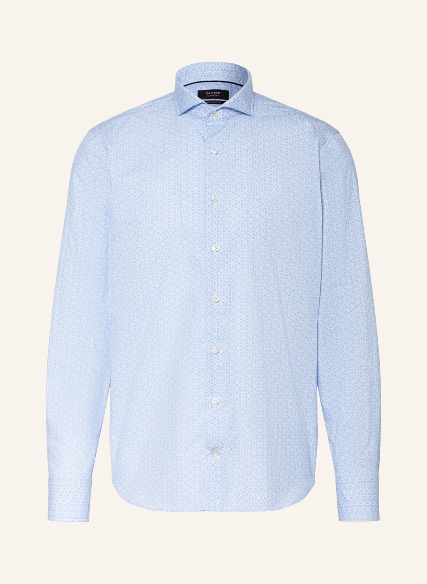 OLYMP SIGNATURE Hemd tailored fit, Farbe: WEISS/ HELLBLAU (Bild 1)