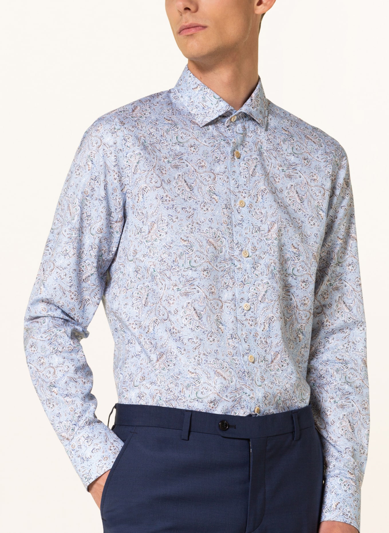 OLYMP SIGNATURE Košile Tailored Fit , Barva: TMAVĚ MODRÁ (Obrázek 4)