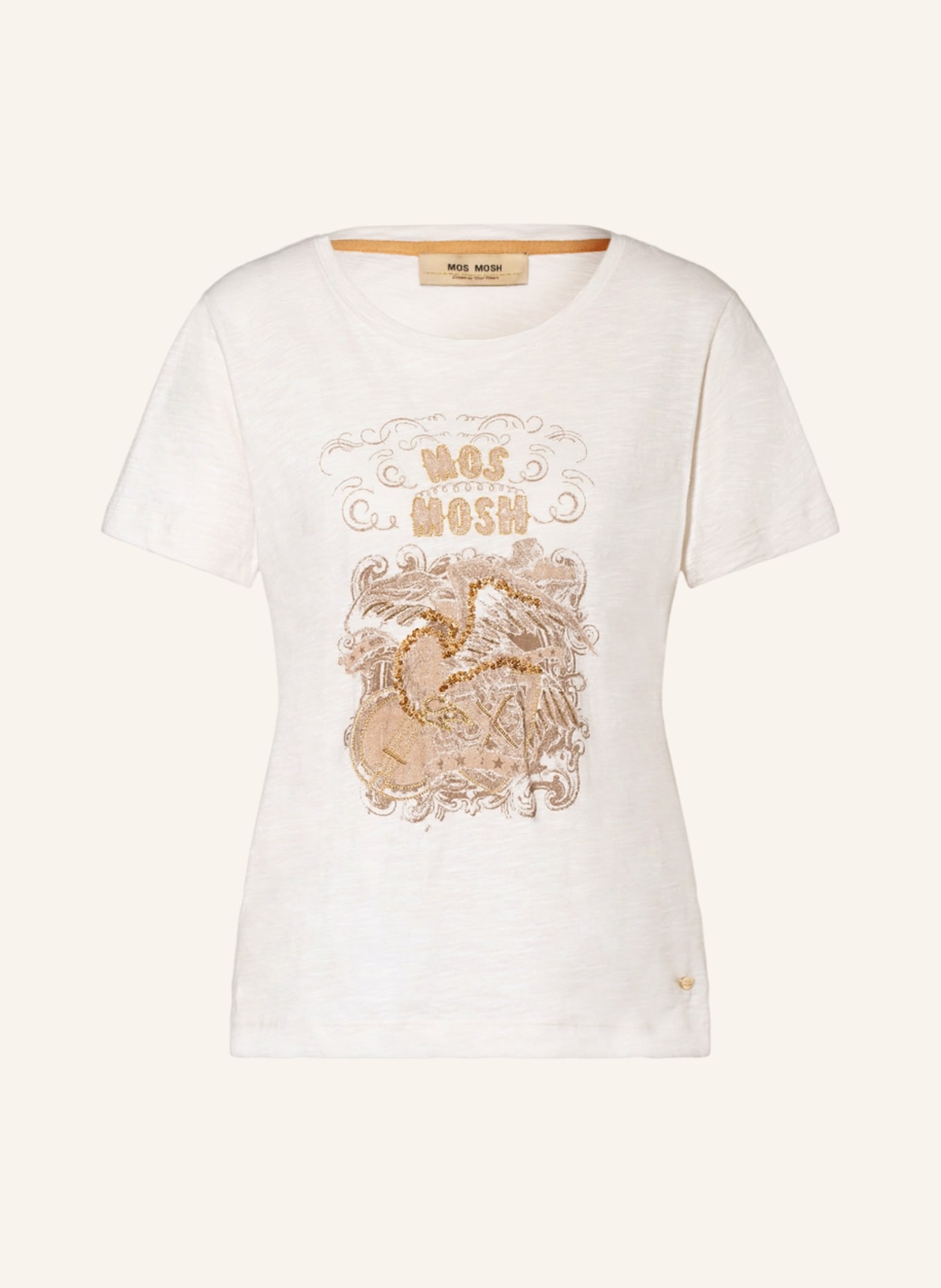 MOS MOSH T-shirt SANA, Color: CREAM (Image 1)