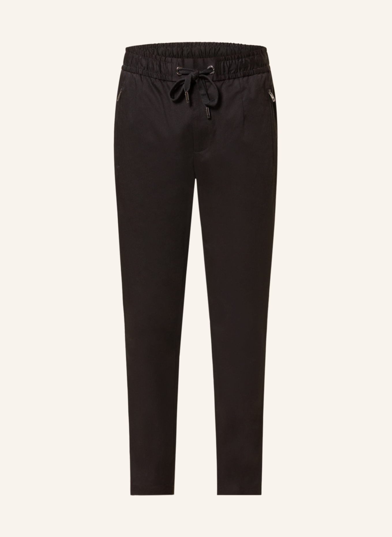 DOLCE & GABBANA Spodnie w stylu dresowym extra slim fit , Kolor: CZARNY (Obrazek 1)