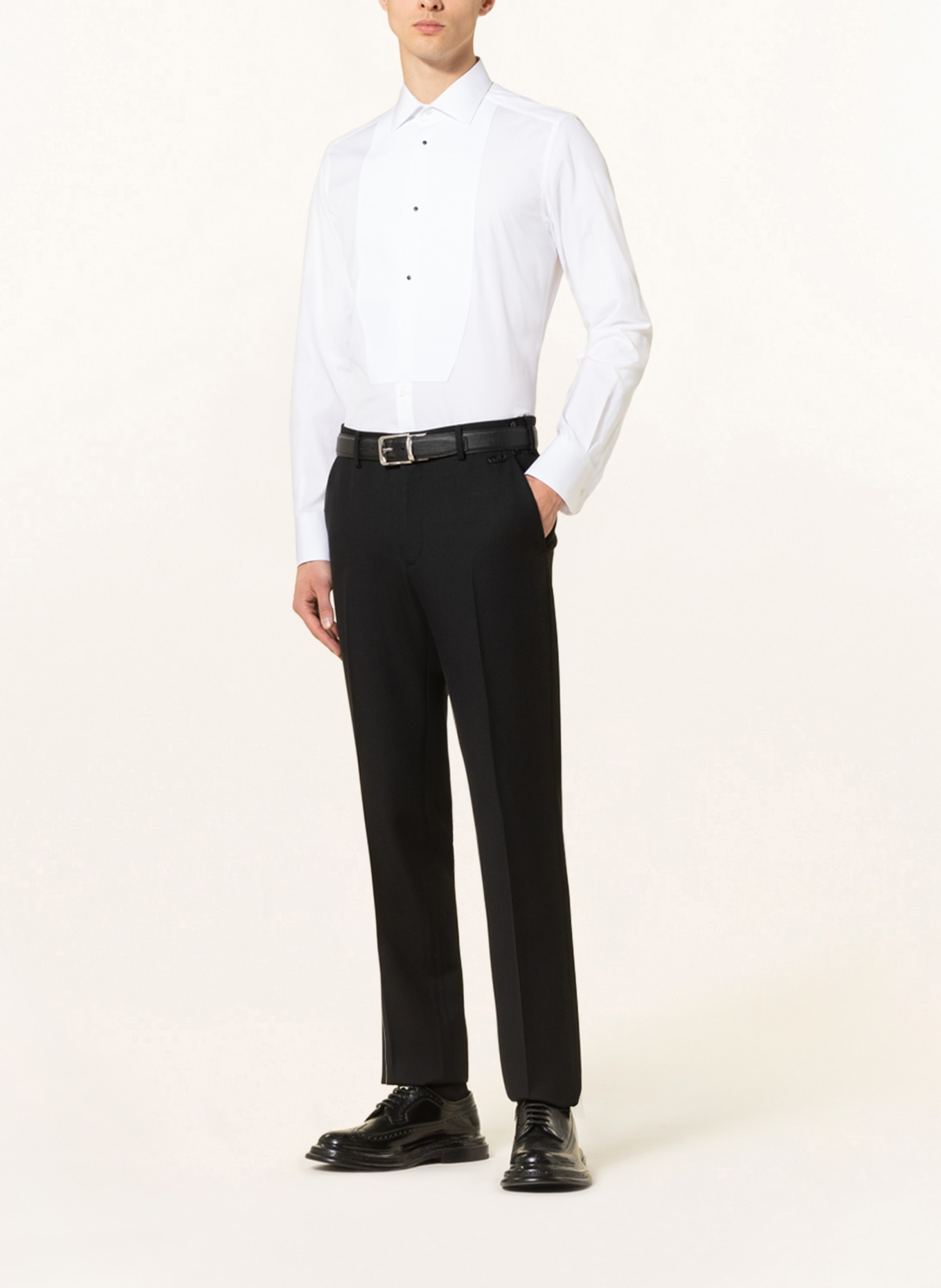 DOLCE & GABBANA Tuxedo shirt extra slim fit, Color: WHITE (Image 2)