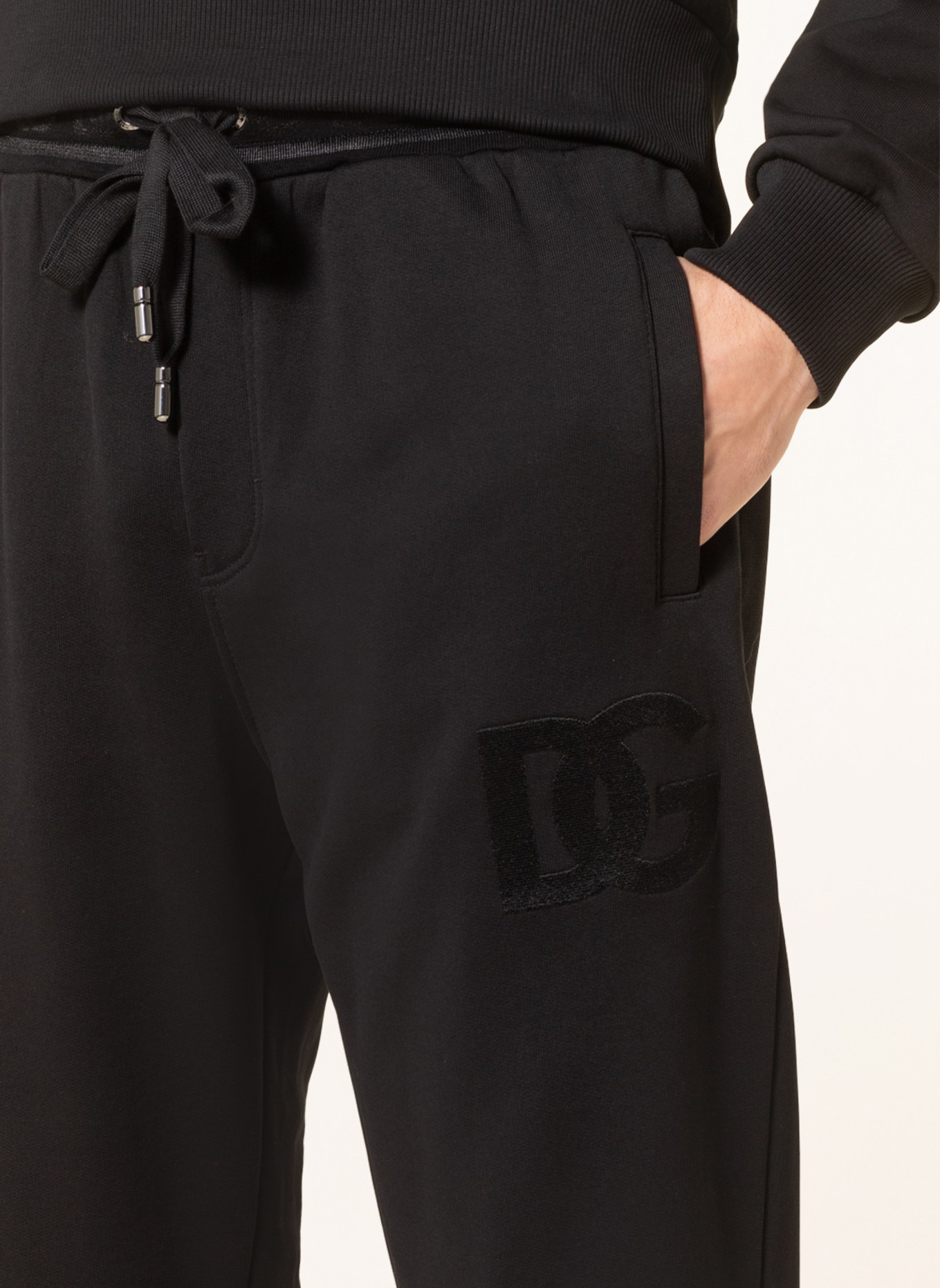 DOLCE & GABBANA Sweatpants , Color: BLACK (Image 5)