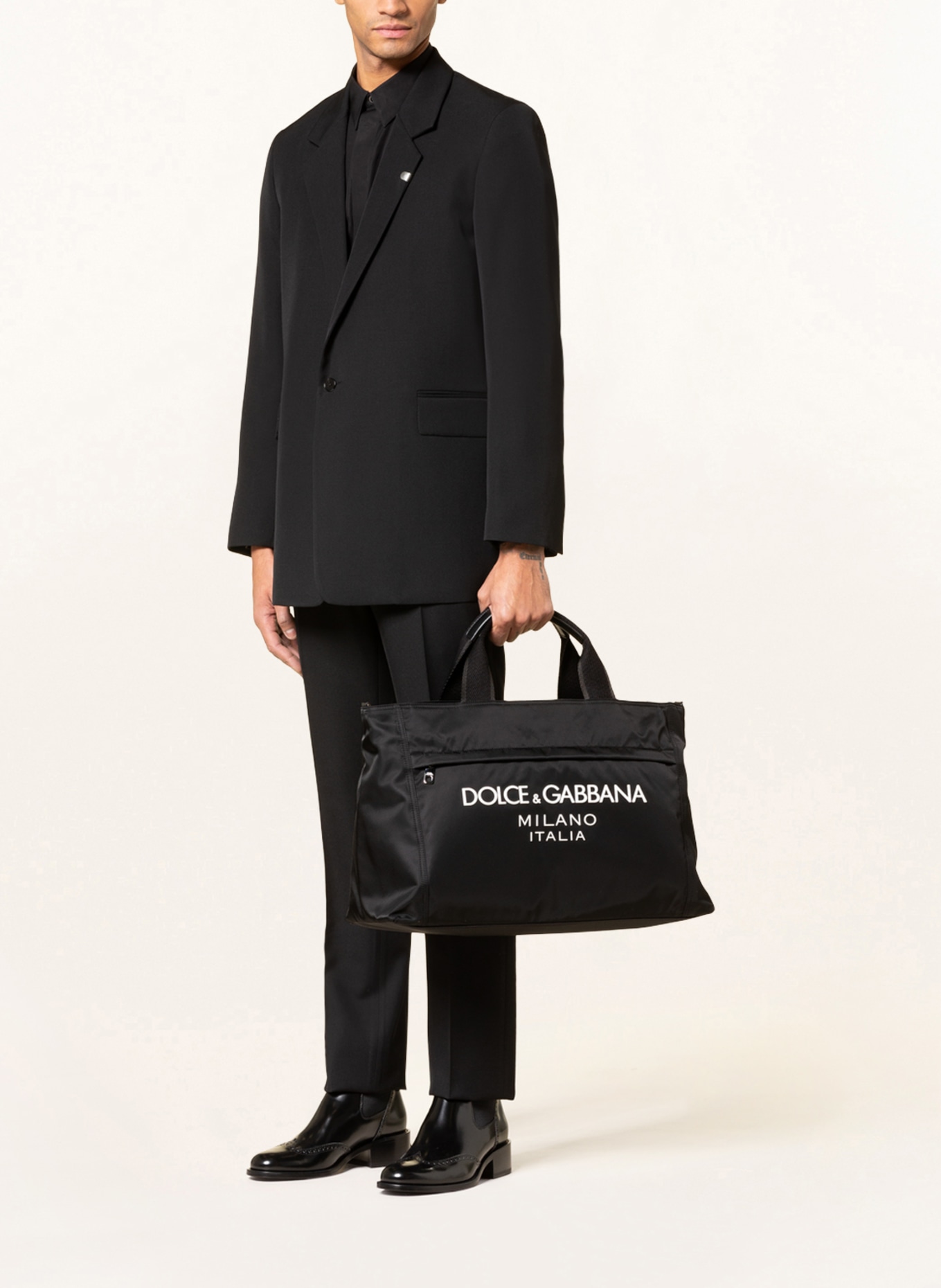 DOLCE & GABBANA Weekend Bag , Color: BLACK (Image 4)