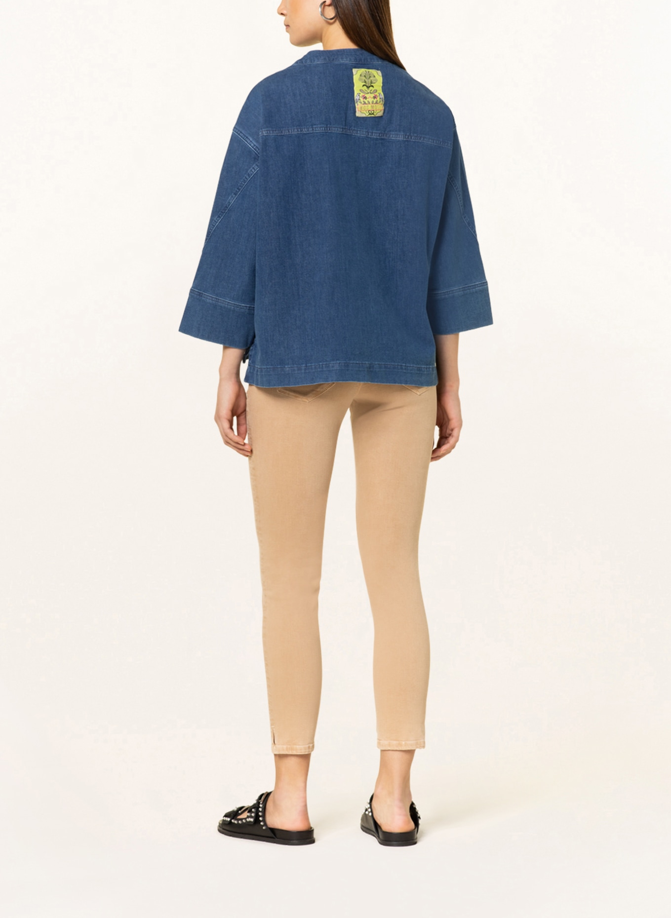 MOS MOSH Blusenshirt EMMA aus Jeans, Farbe: BLAU (Bild 3)