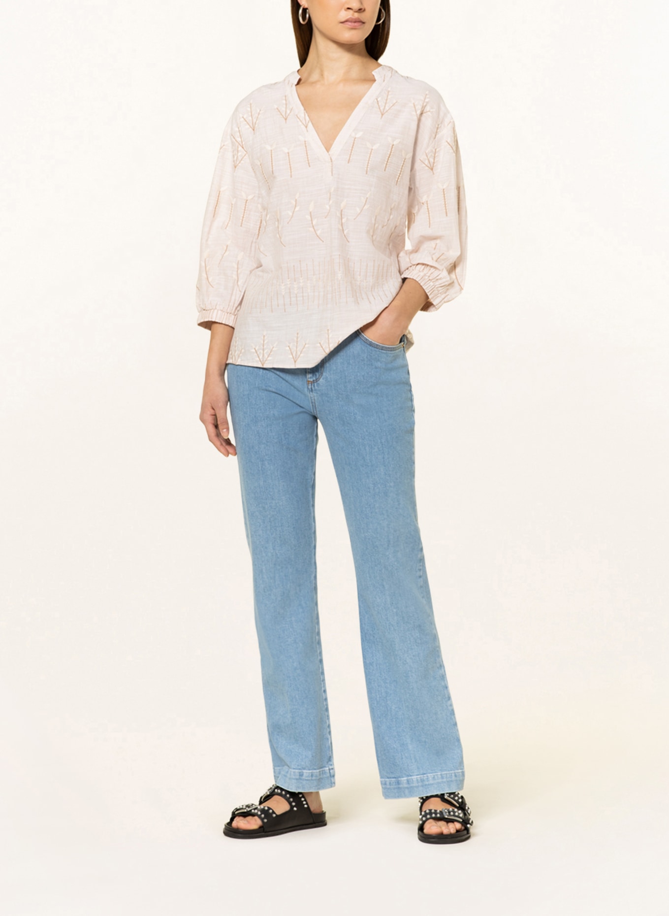 MOS MOSH Flared jeans JESSICA, Color: 406 LIGHT BLUE (Image 2)