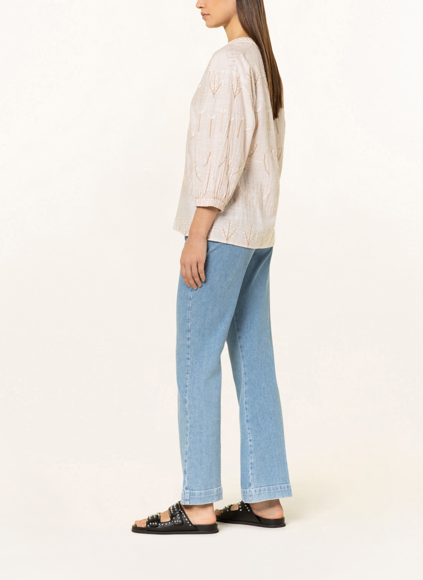 MOS MOSH Flared jeans JESSICA, Color: 406 LIGHT BLUE (Image 4)