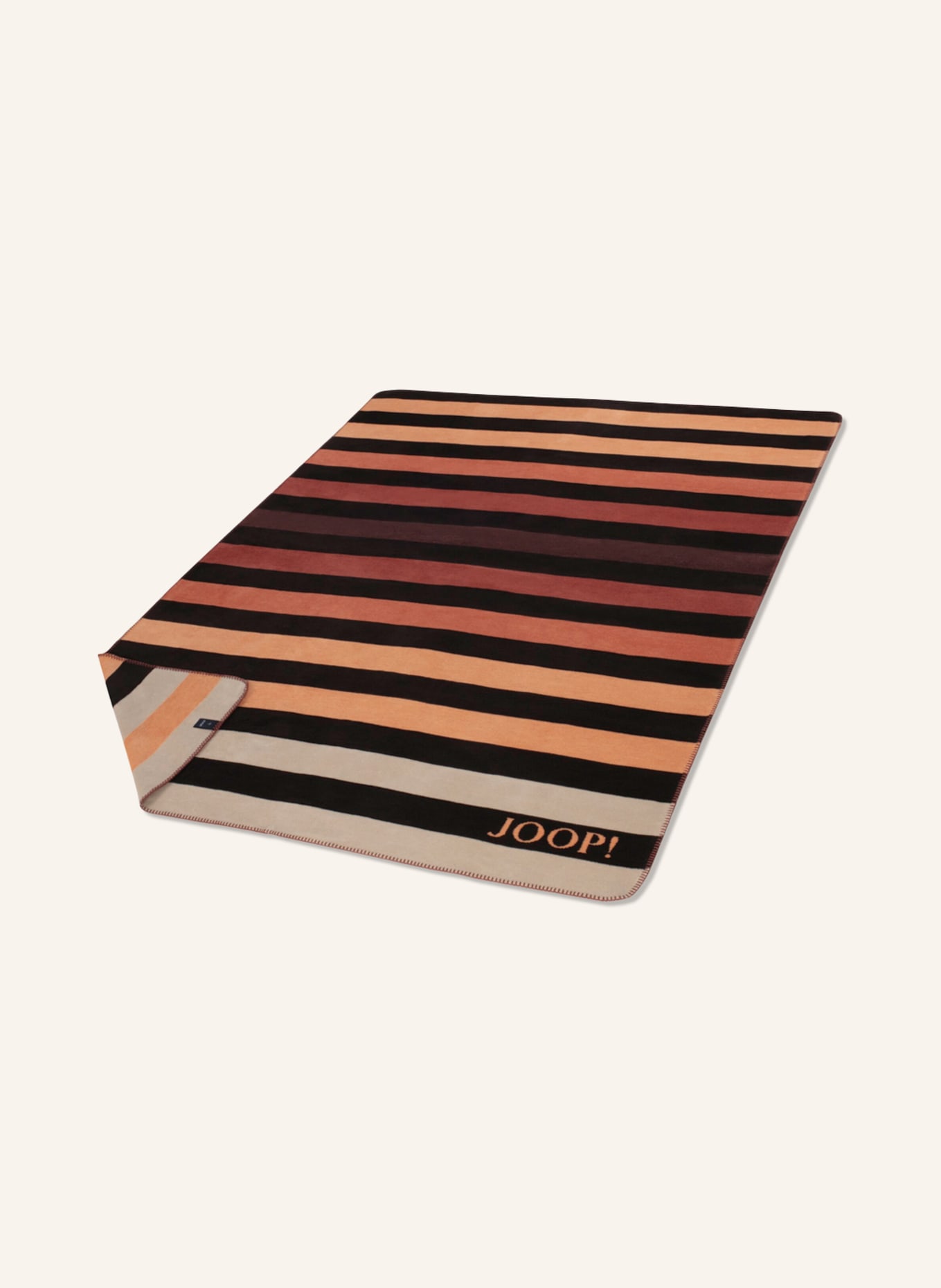 JOOP! Plaid TONE: BEIGE/ SCHWARZ/ HELLORANGE