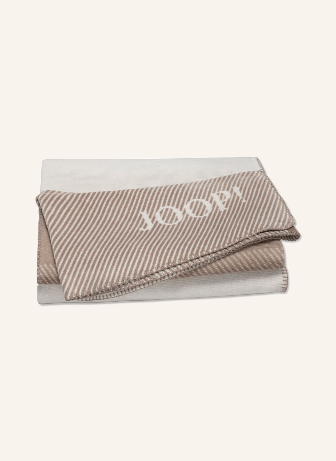 JOOP! Throw DIMENSION, Color: BEIGE/ WHITE/ GRAY (Image 1)