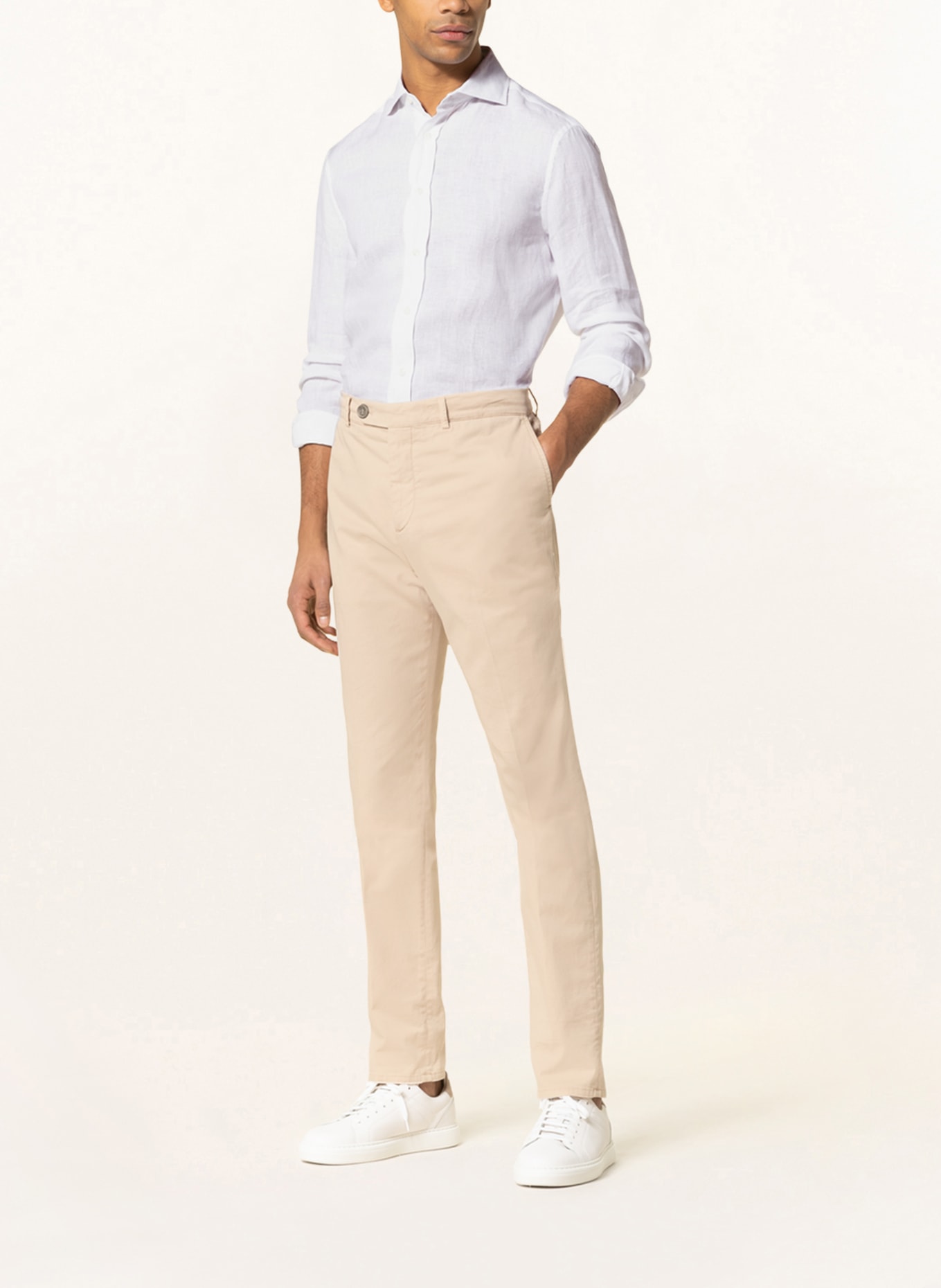 BRUNELLO CUCINELLI Linen shirt easy fit , Color: WHITE (Image 2)